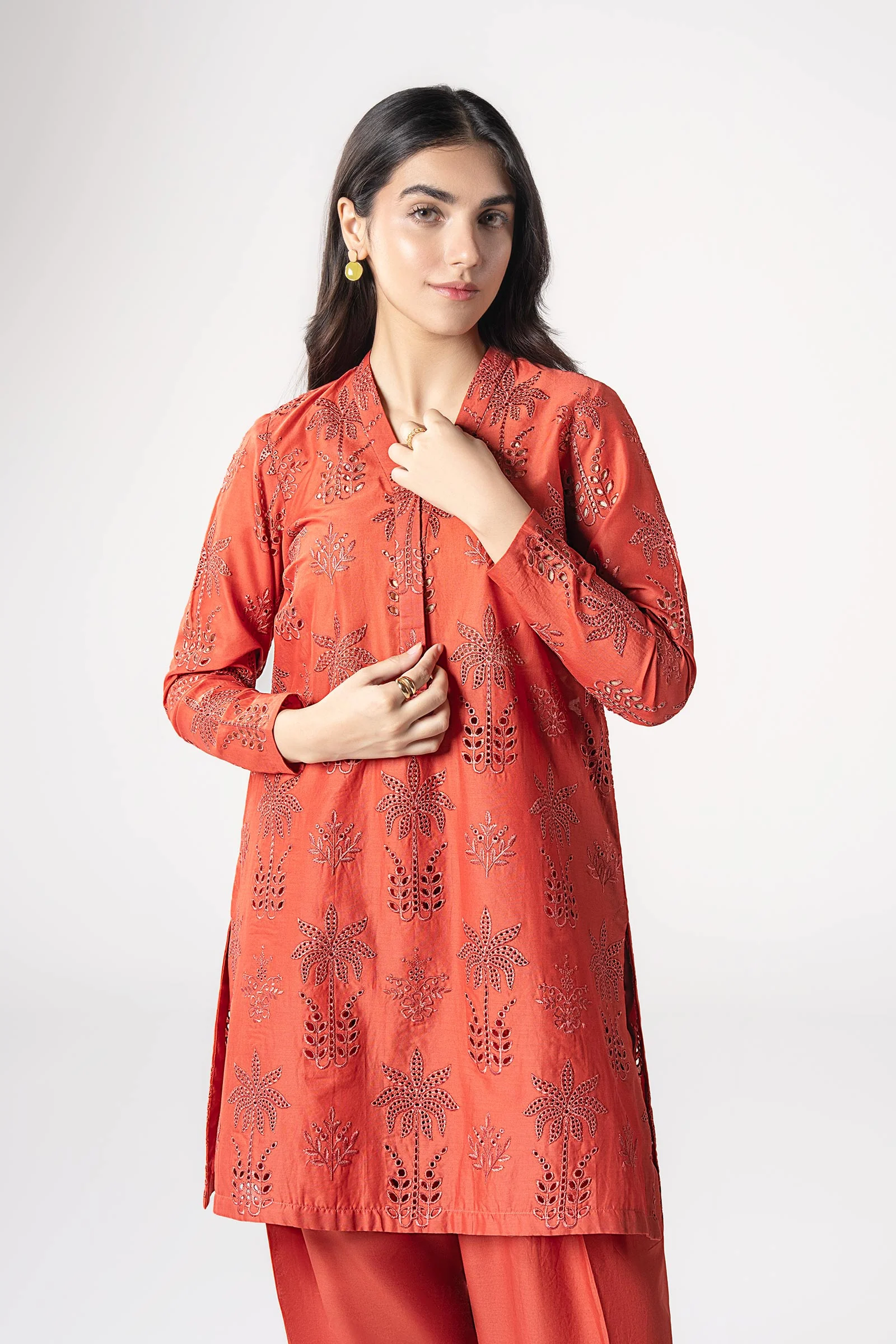 2 Pc Embroidered Lawn Suit - Image 2