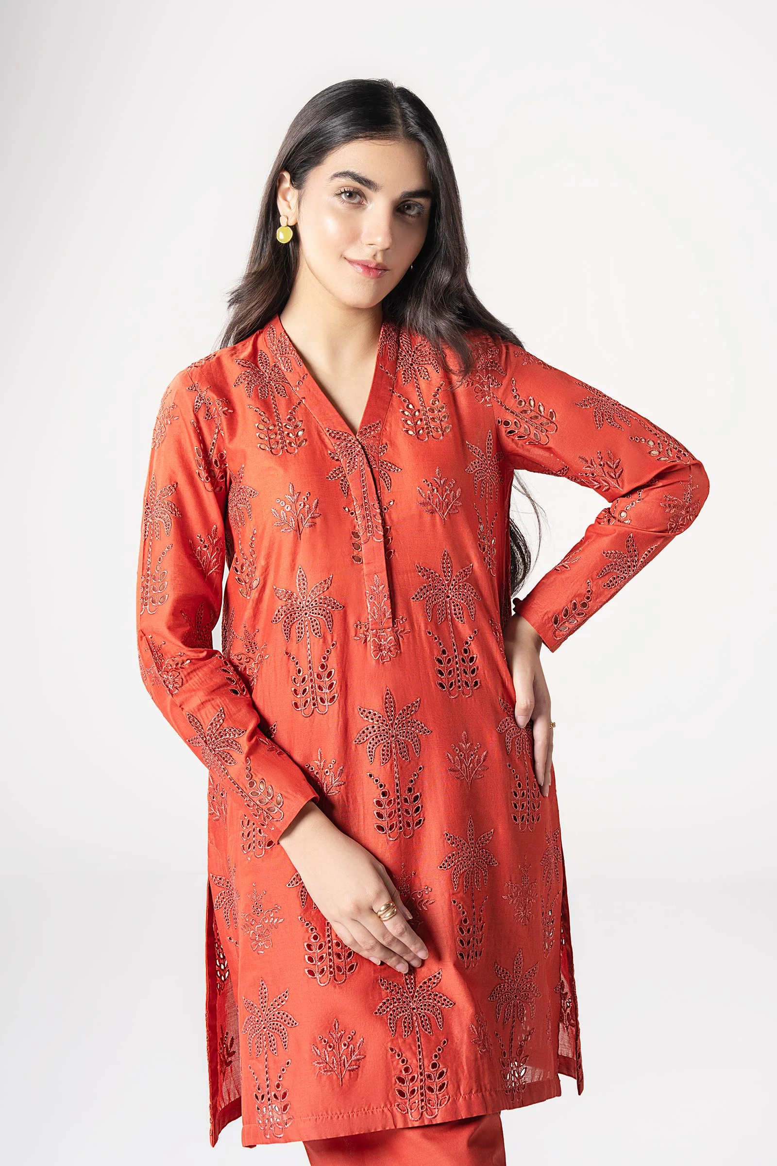 2 Pc Embroidered Lawn Suit - Image 3