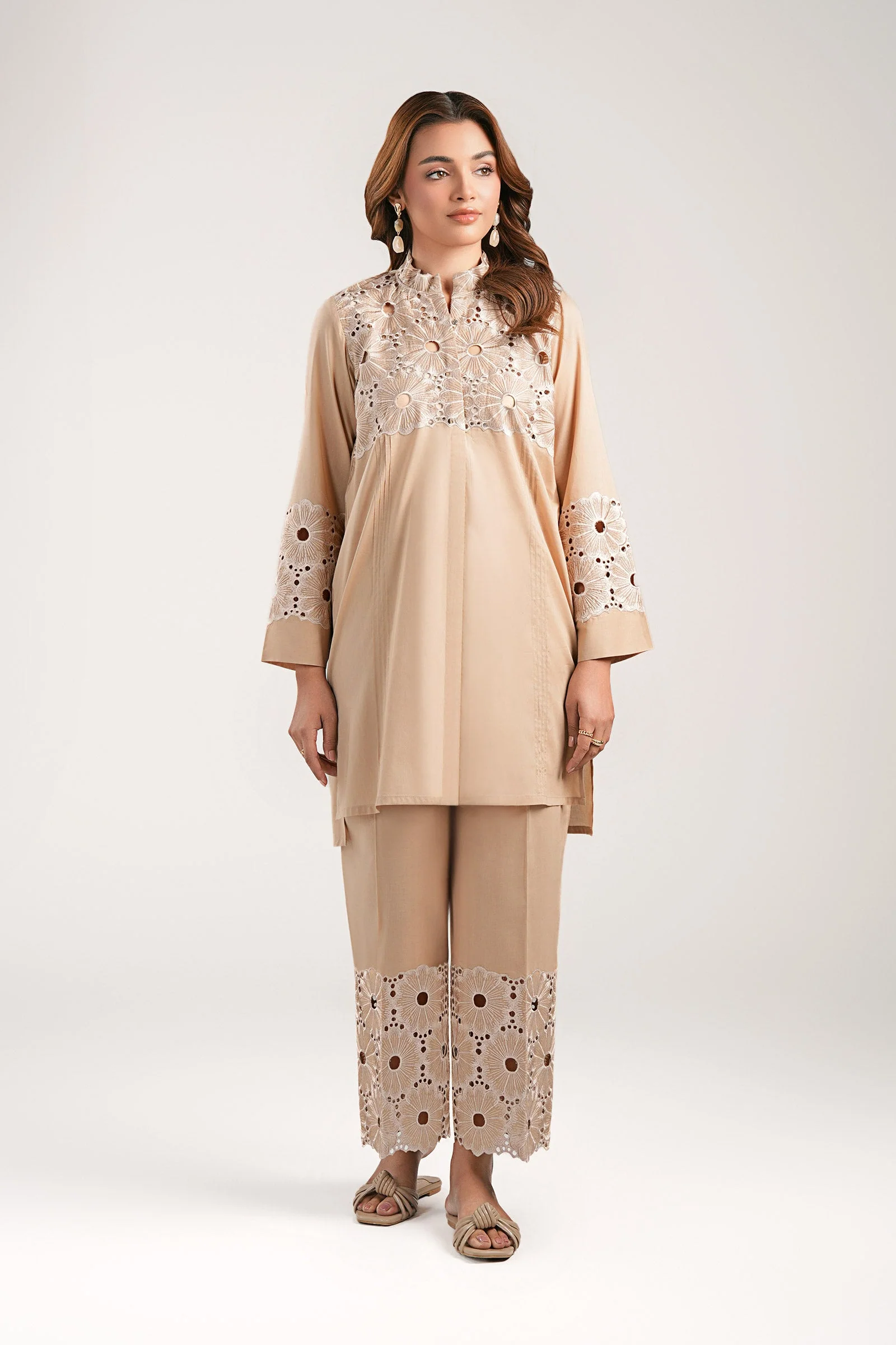 2 Pc Embroidered Lawn Suit