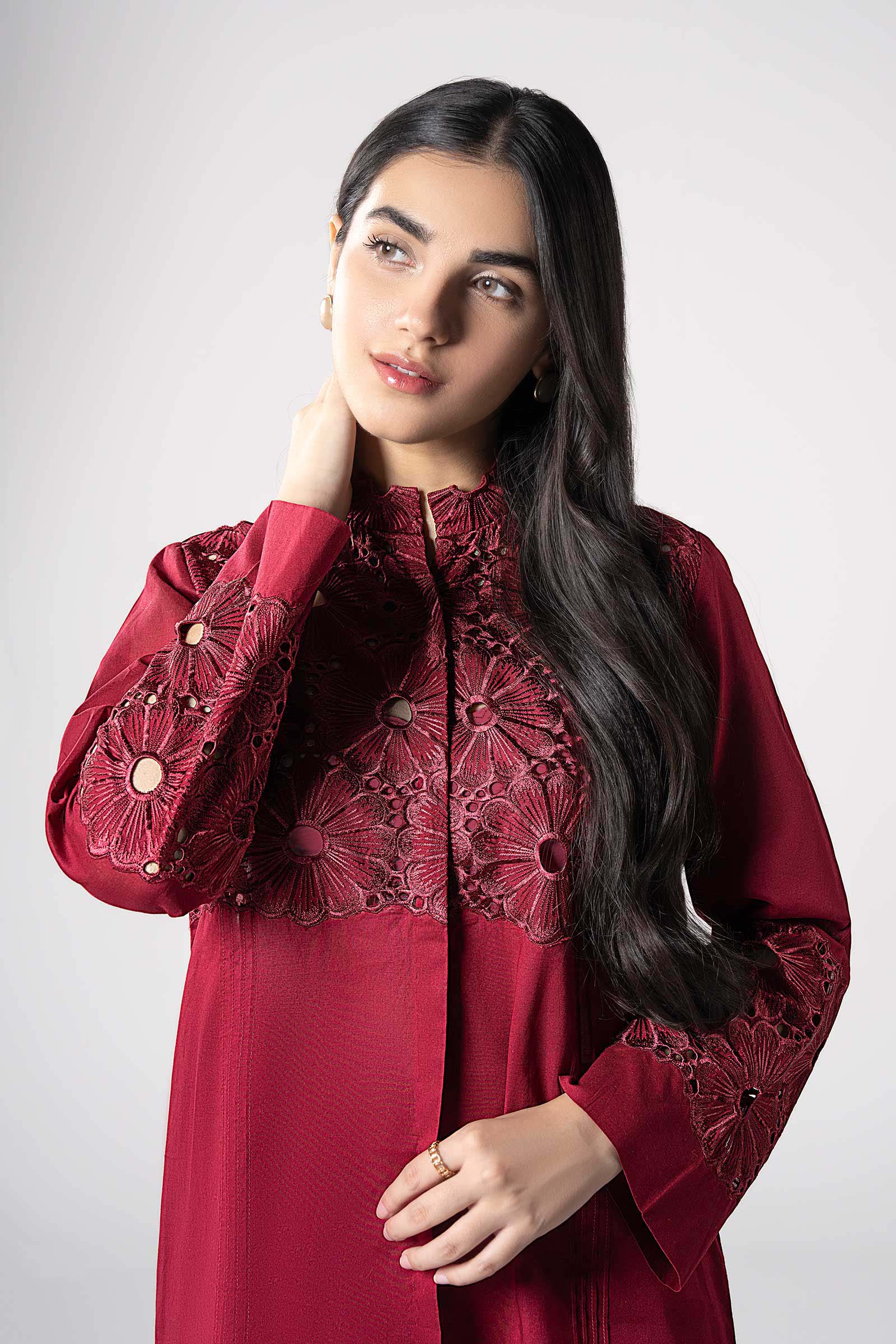 2 Pc Embroidered Lawn Suit - Image 3