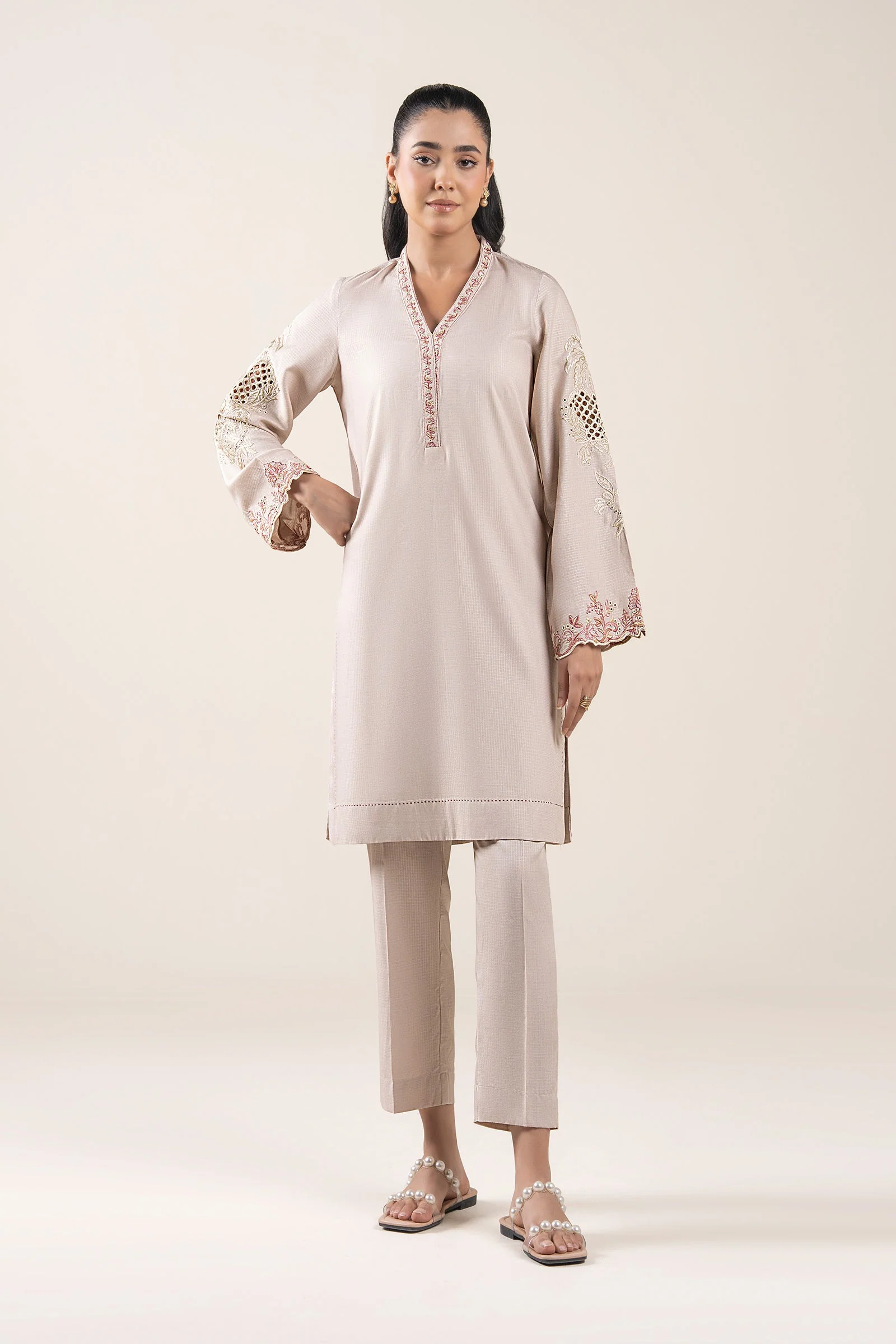 2 Pc Embroidered Ripstop Suit