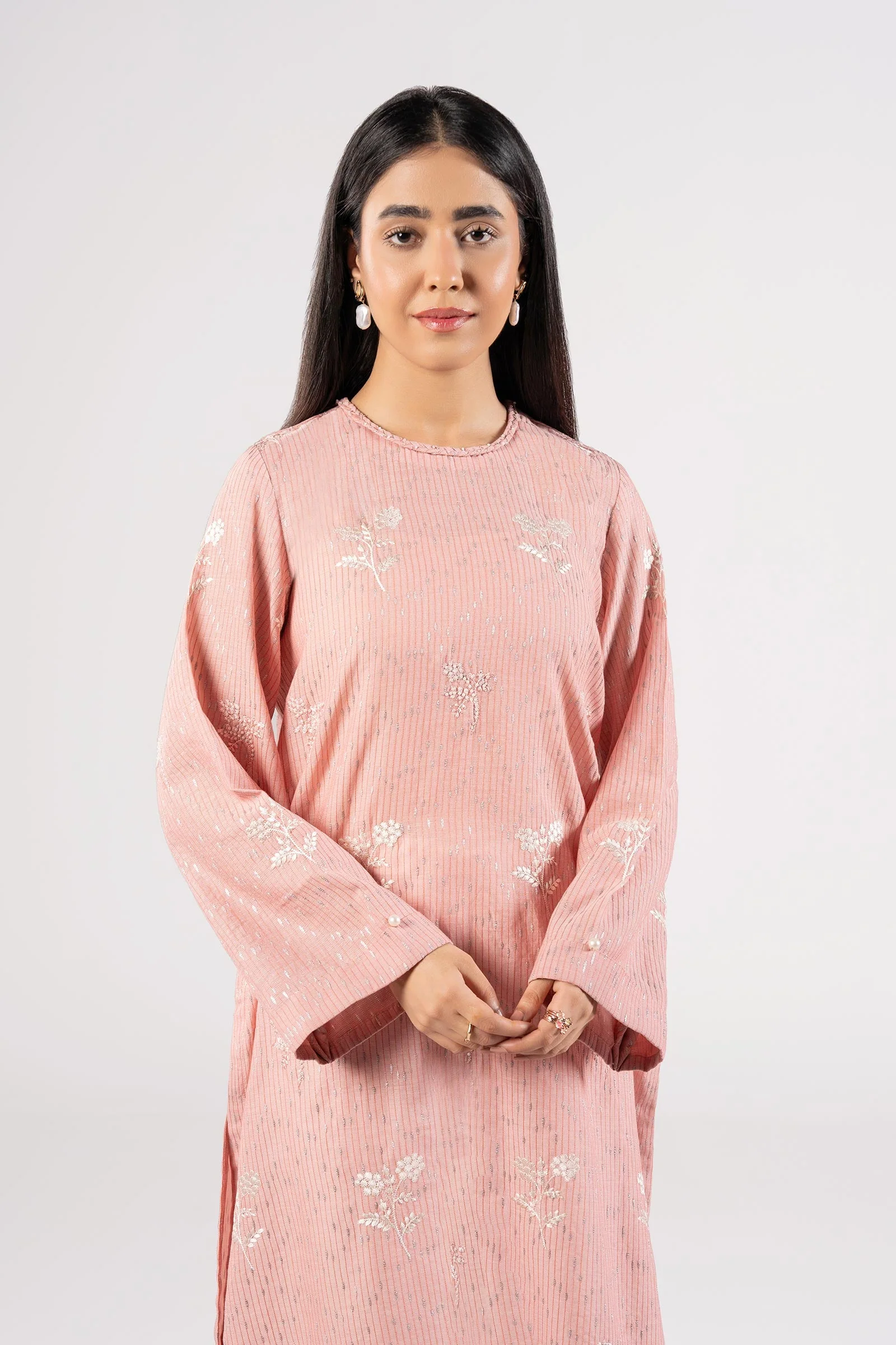 Embroidered Cotton Lurex Shirt - Image 2