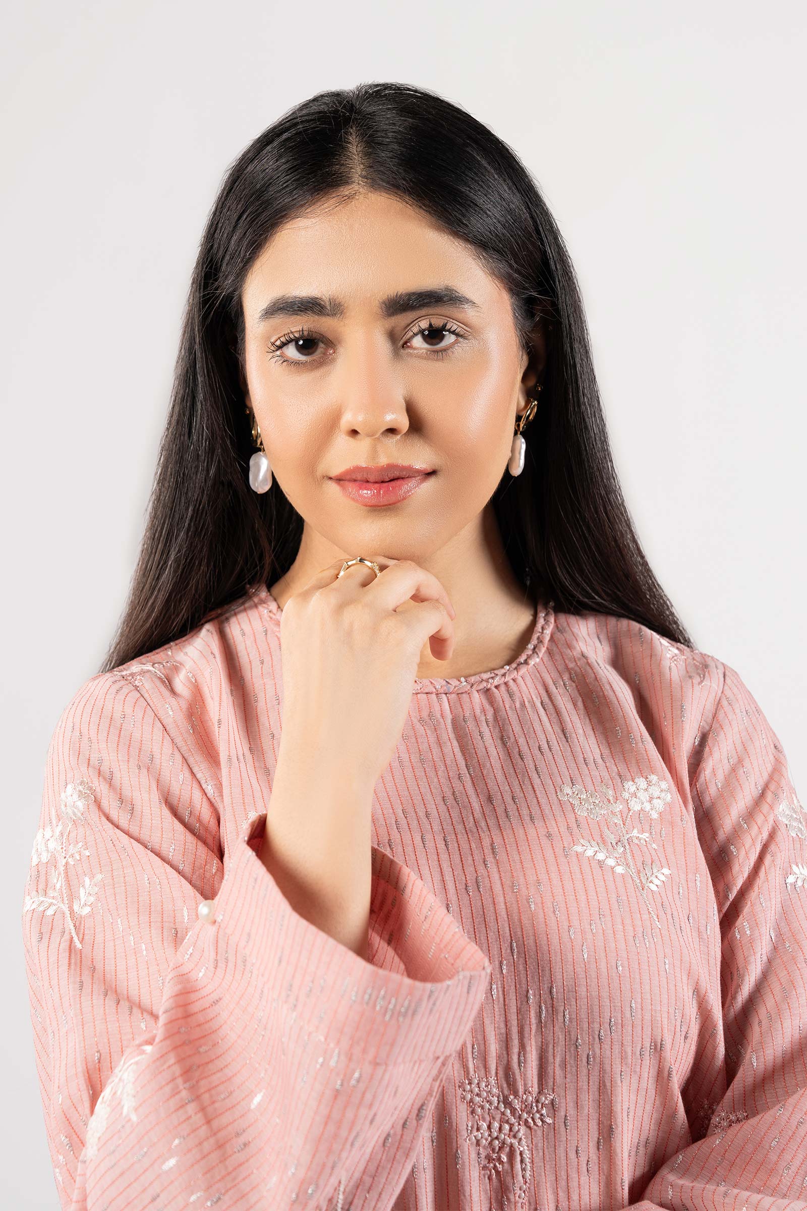 Embroidered Cotton Lurex Shirt - Image 3