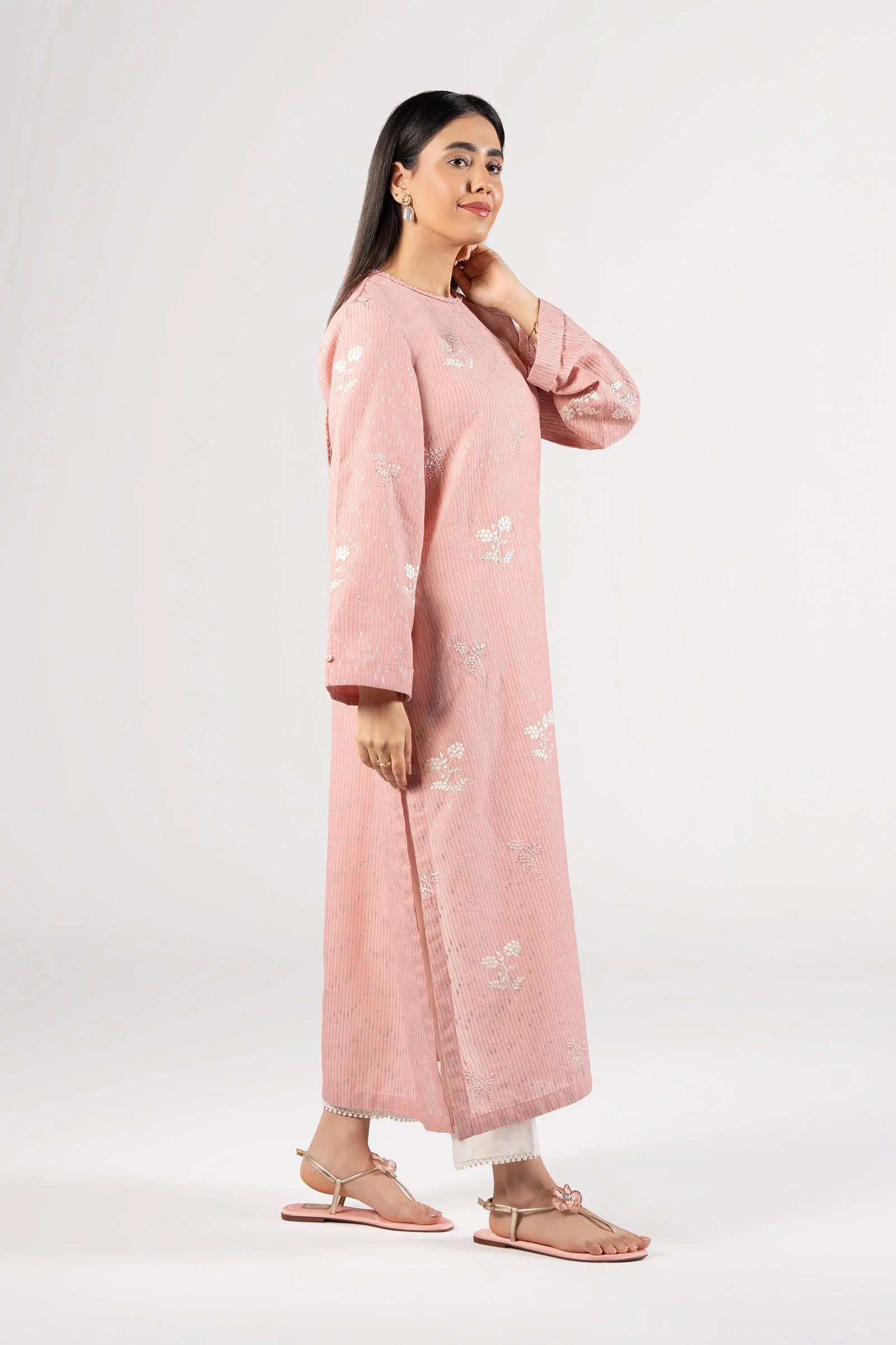 Embroidered Cotton Lurex Shirt - Image 5