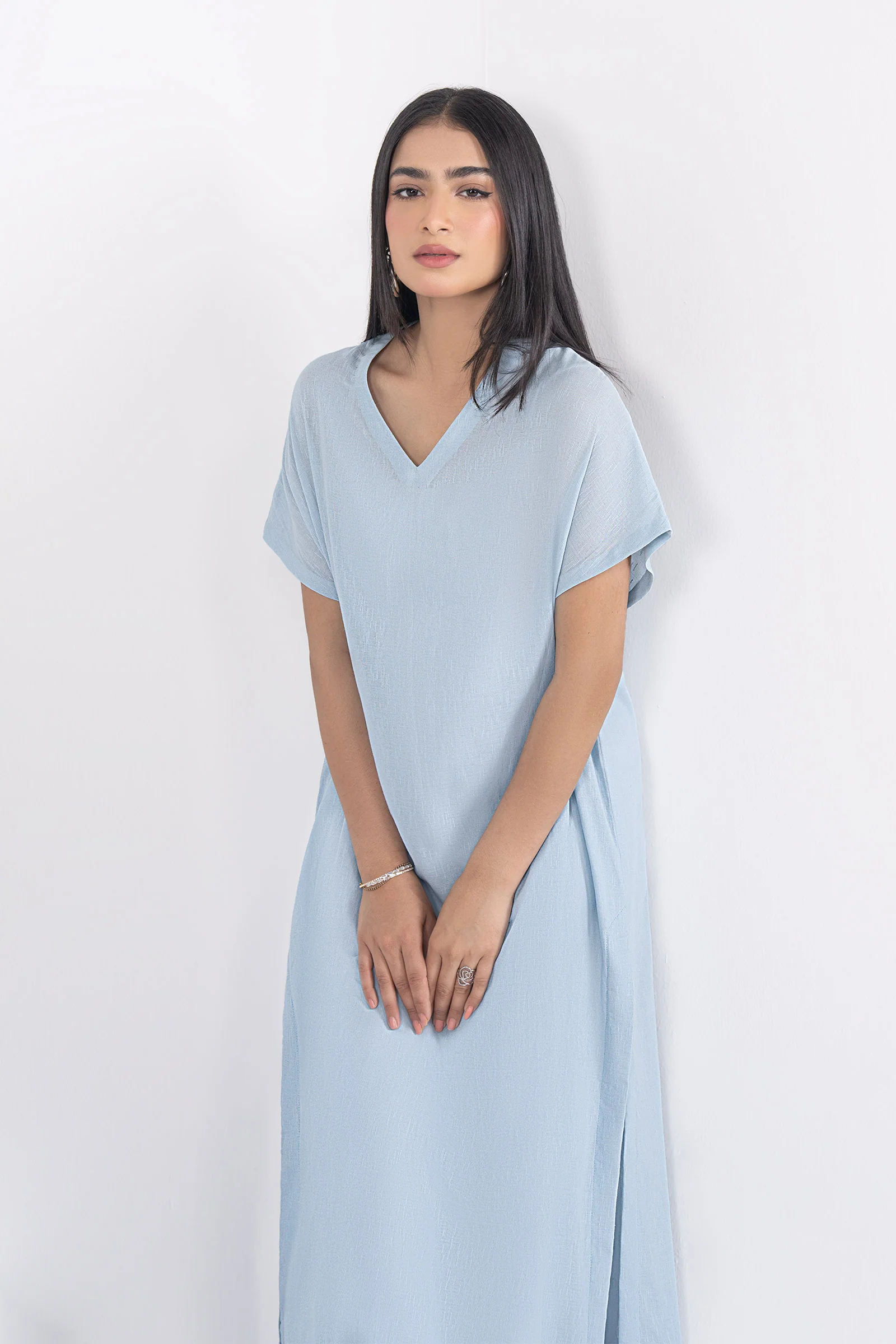 Embroidered Karandi Shirt - Image 3