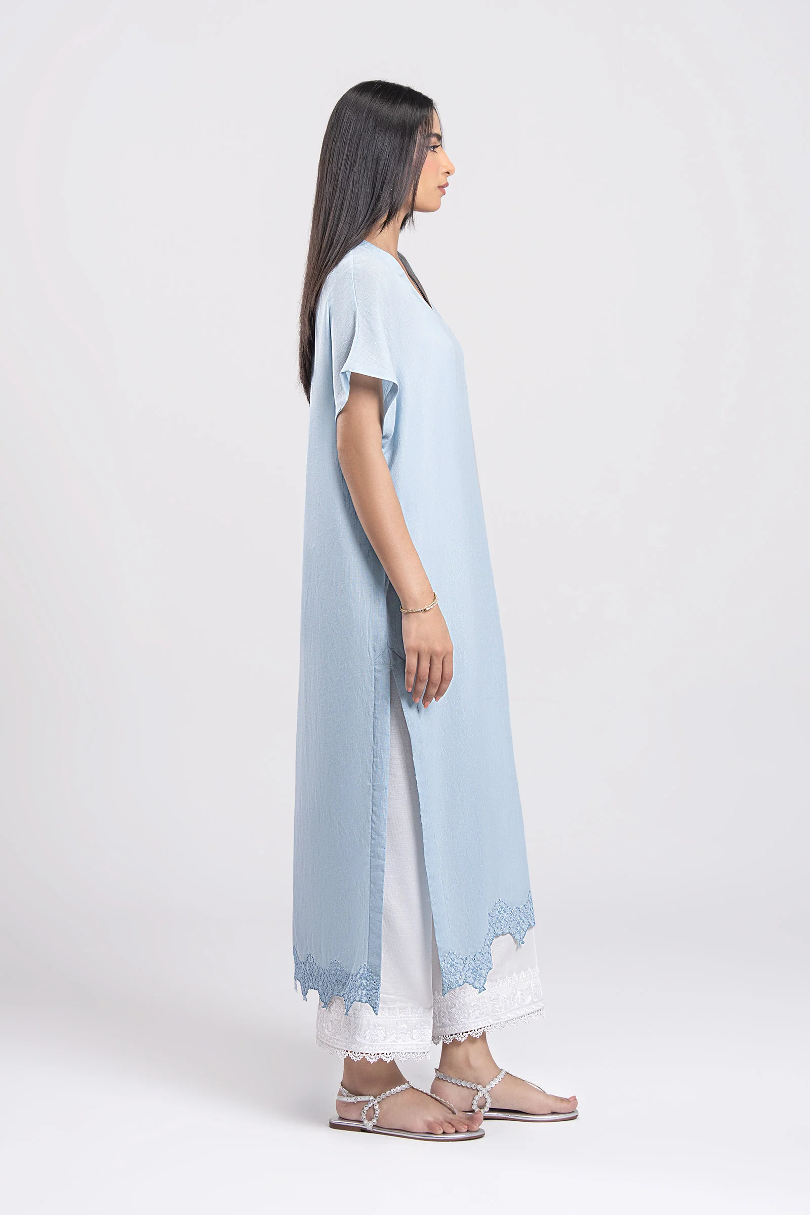 Embroidered Karandi Shirt - Image 4