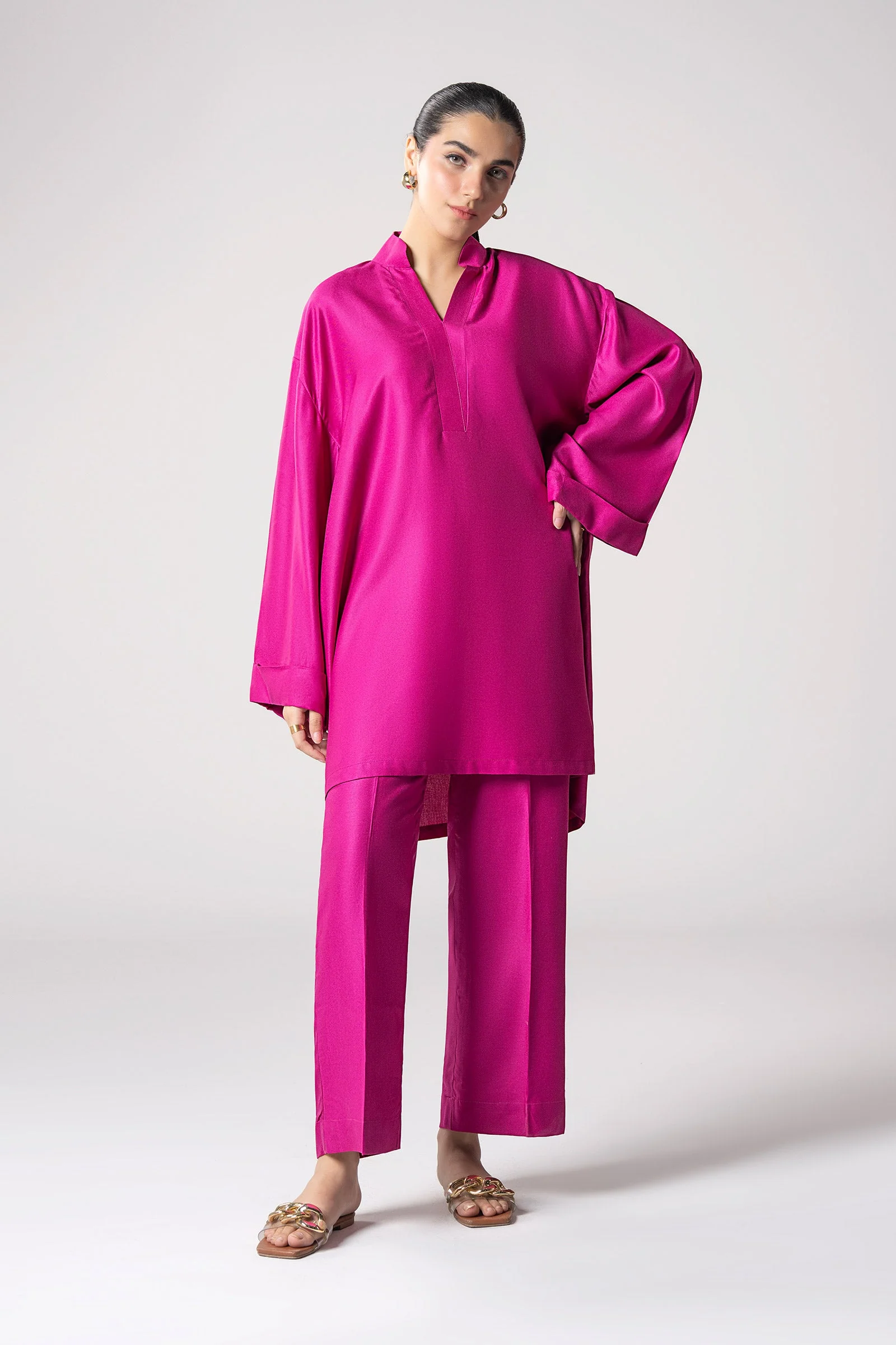 2 Pc Dyed Twill Suit