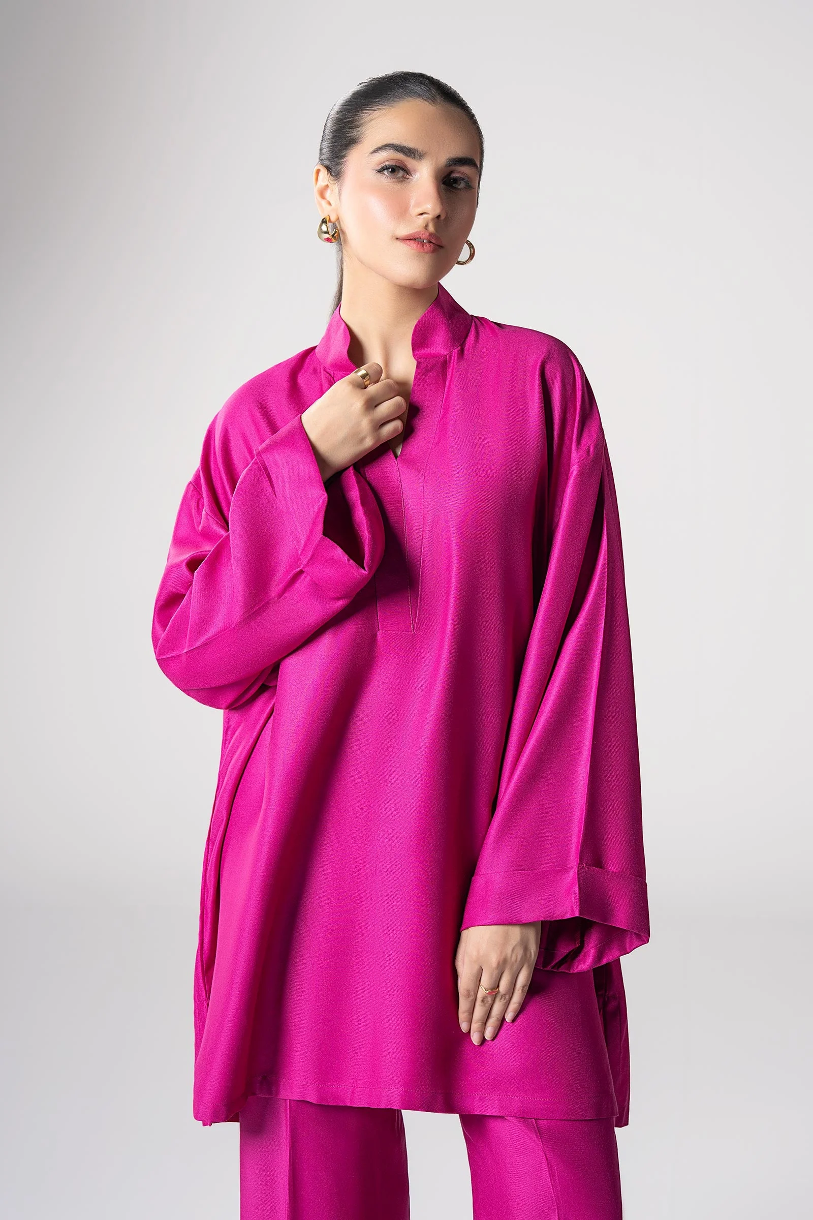 2 Pc Dyed Twill Suit - Image 3