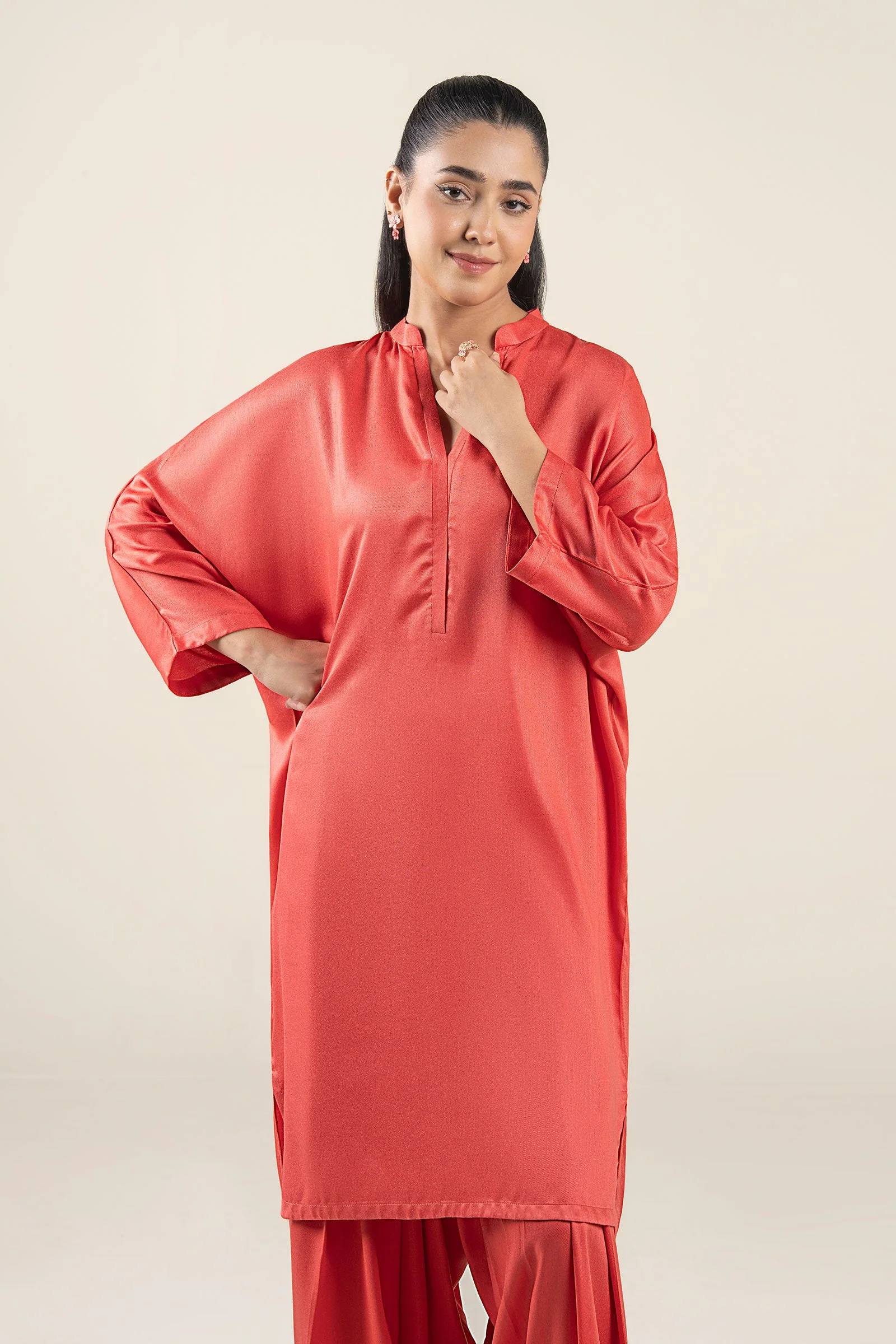 2 Pc Dyed Twill Suit - Image 2