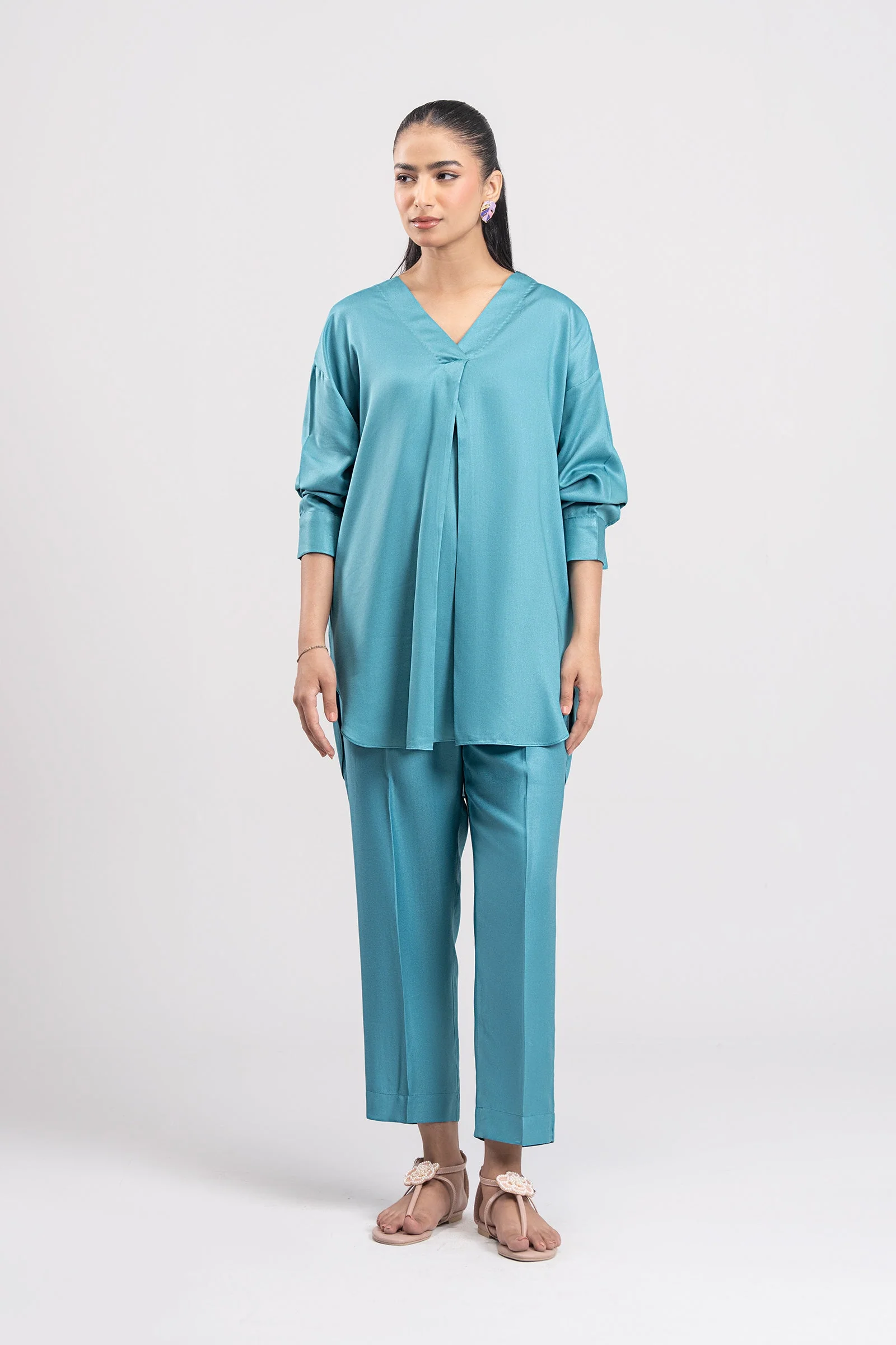 2 Pc Dyed Twill Suit