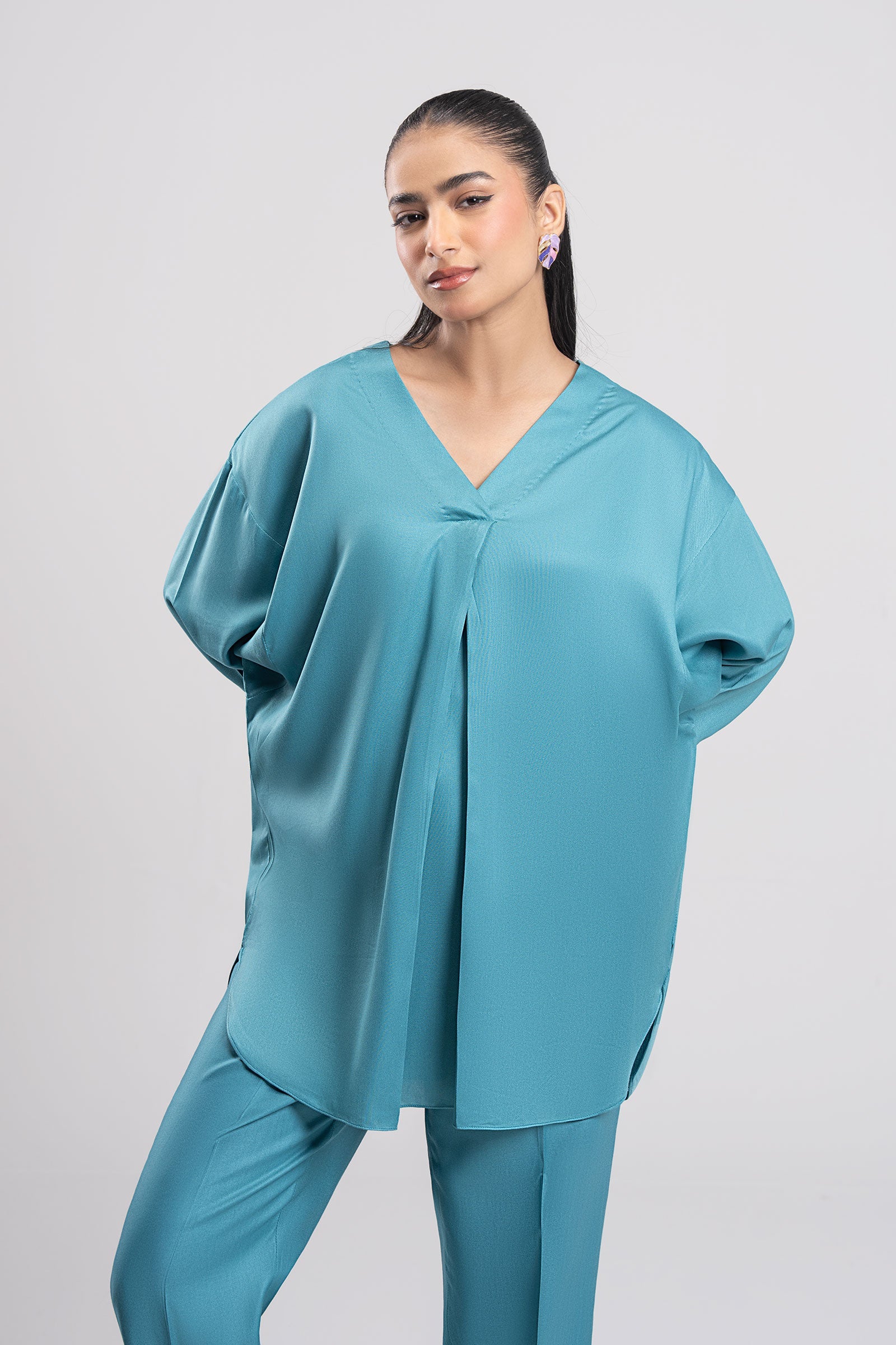 2 Pc Dyed Twill Suit - Image 2