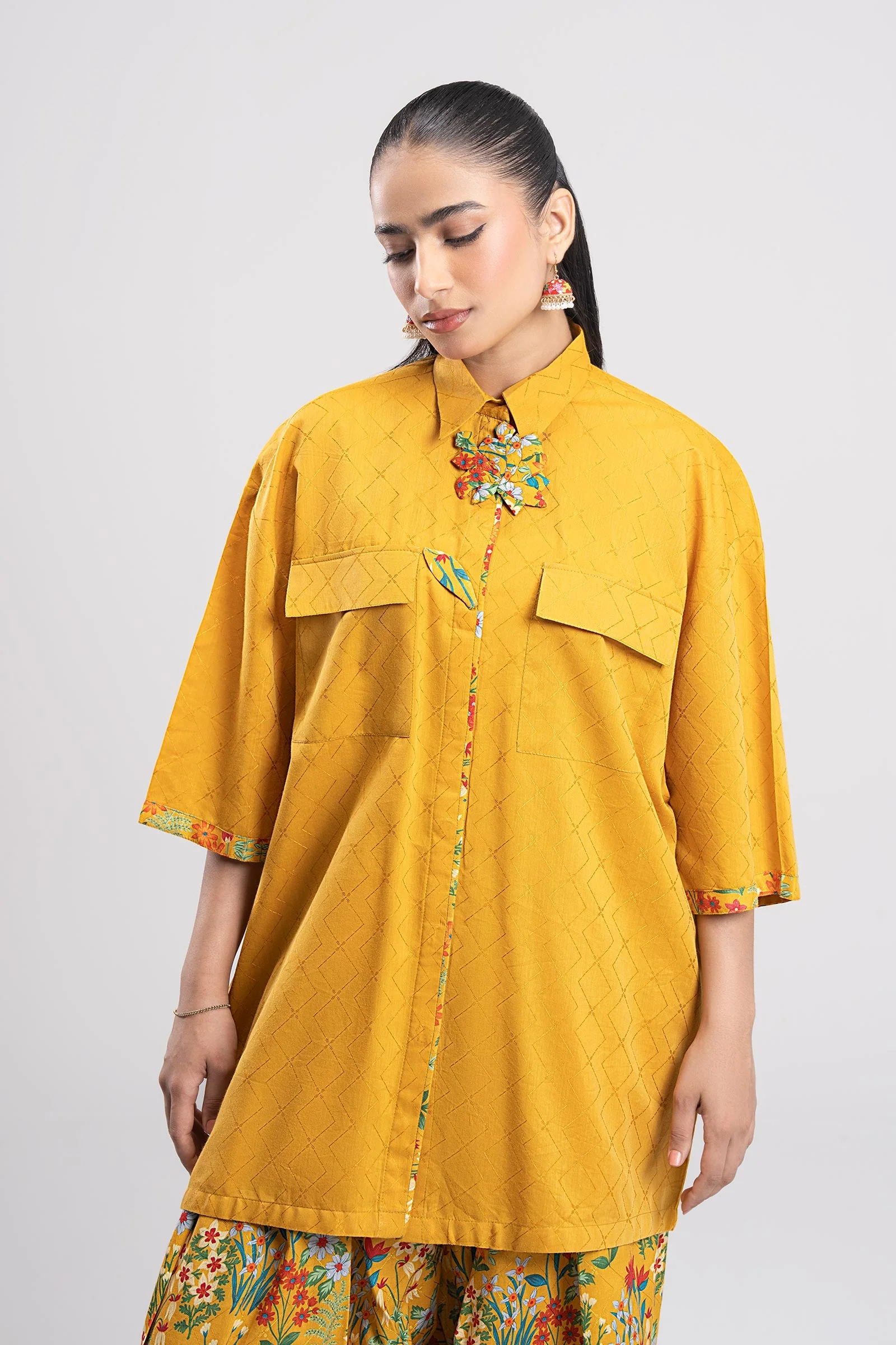 2 Pc Printed Viscose Suit - Image 2