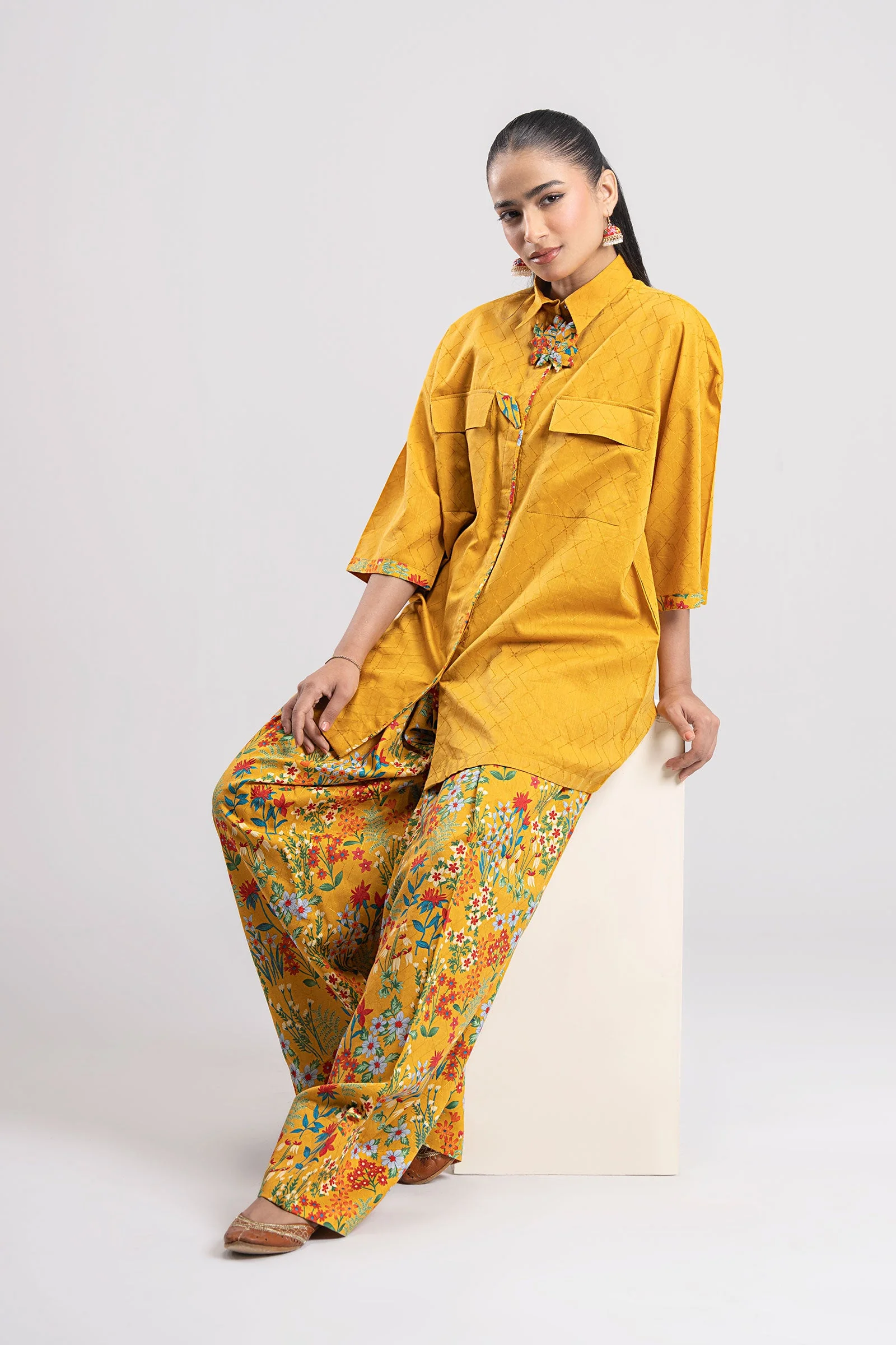 2 Pc Printed Viscose Suit - Image 3