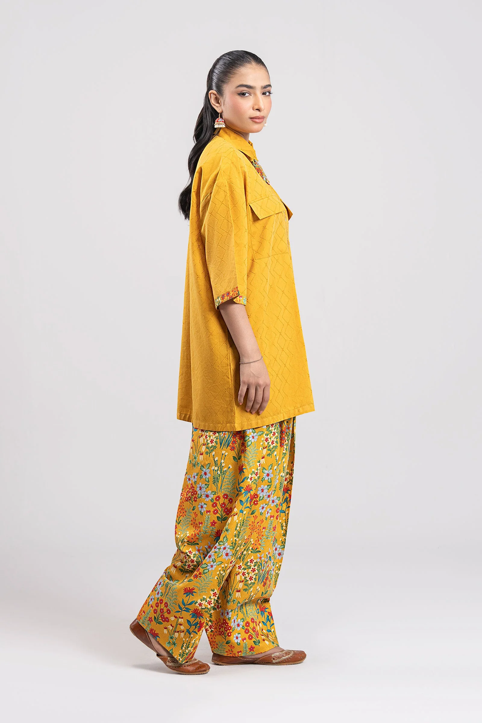 2 Pc Printed Viscose Suit - Image 5