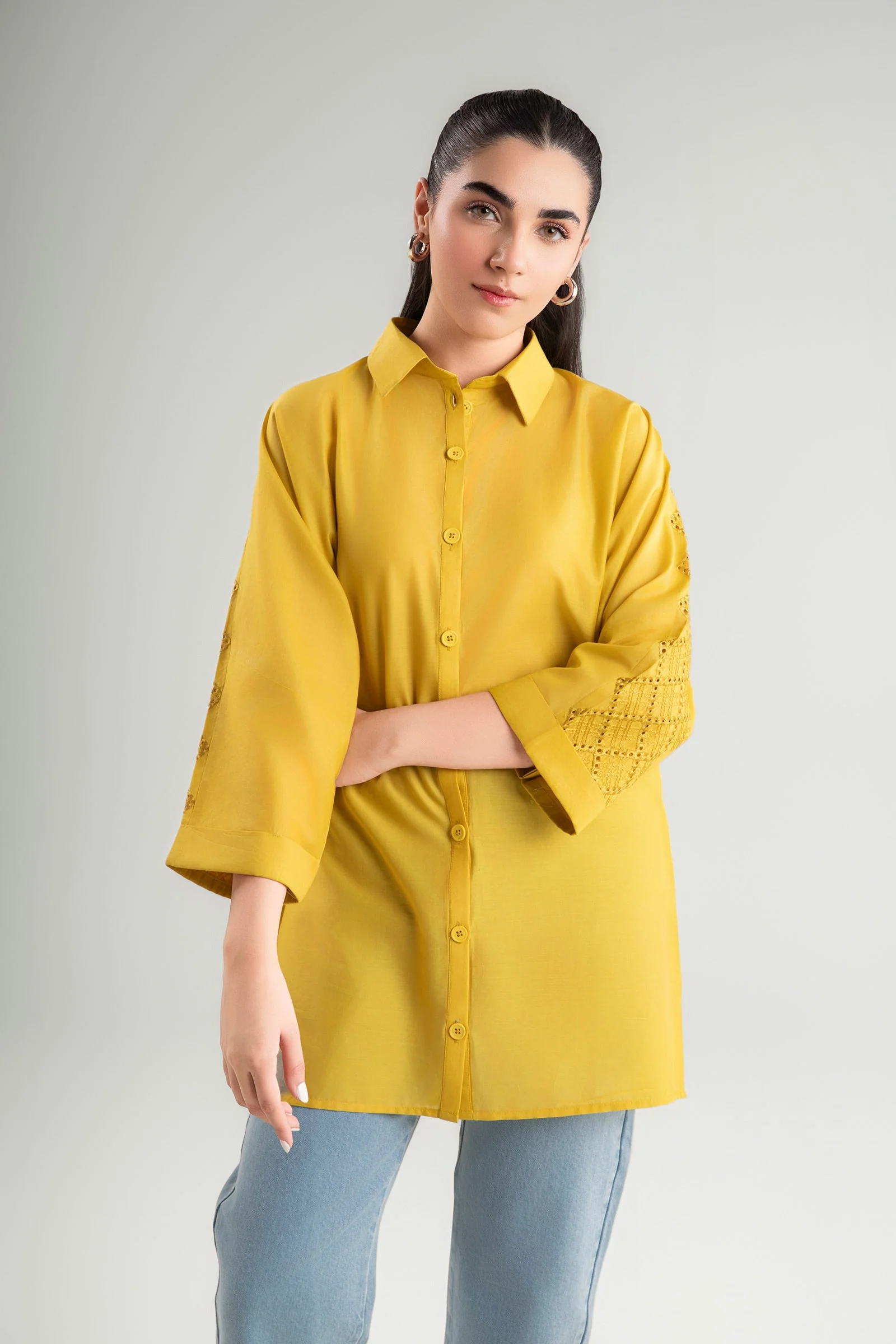 Dyed Lawn Shirt