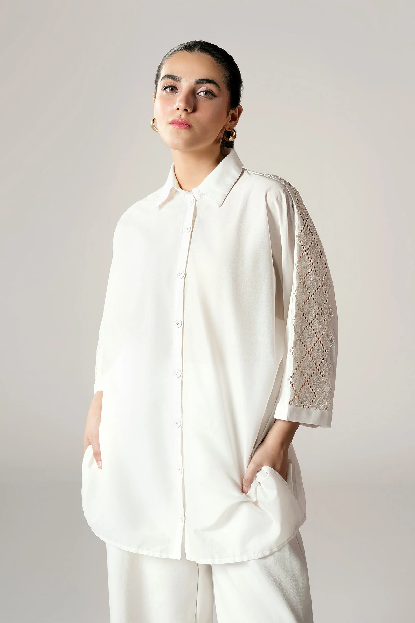 Dyed Lawn Shirt - Image 2