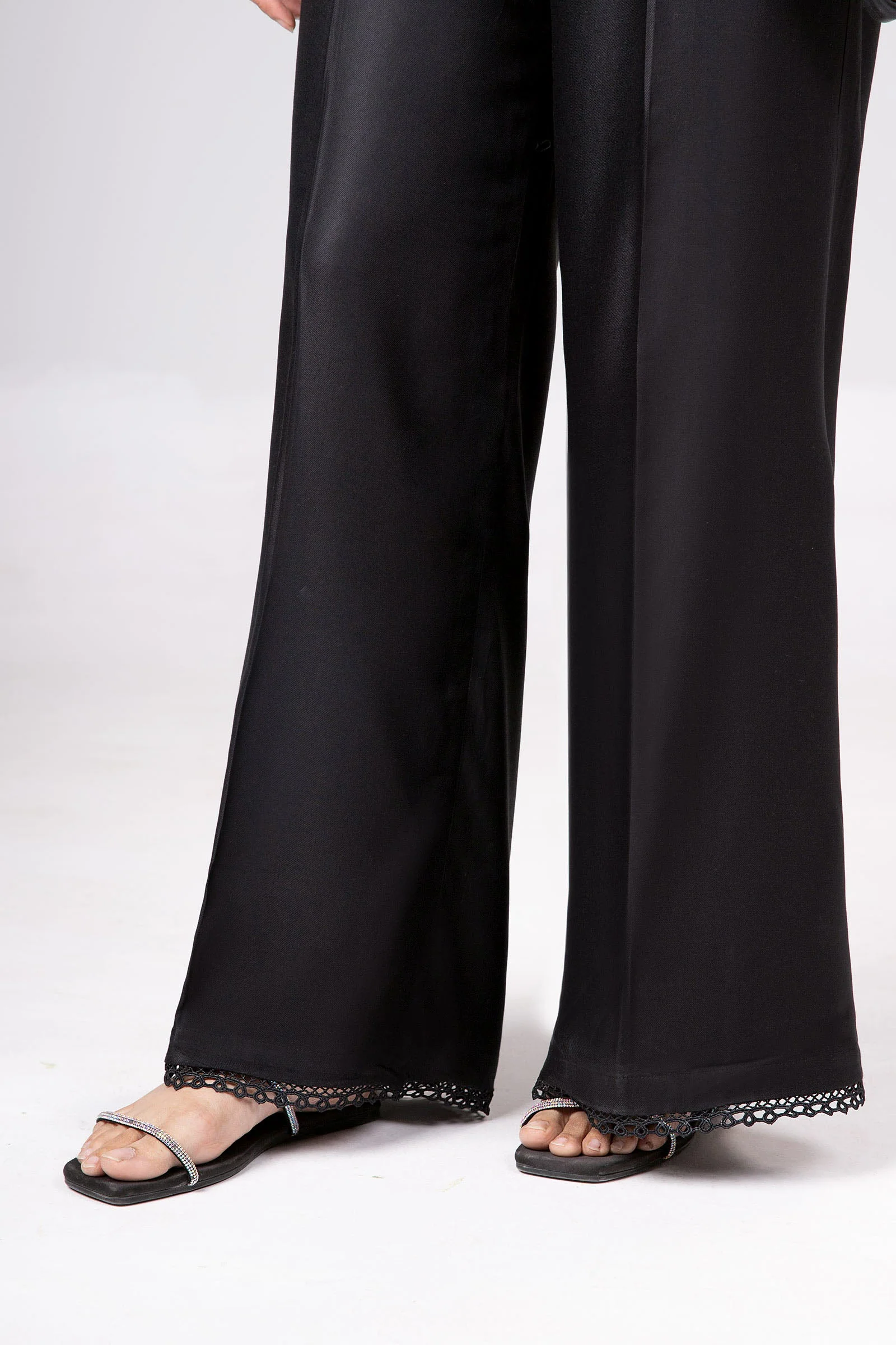 Dyed Viscose Trouser - Image 2