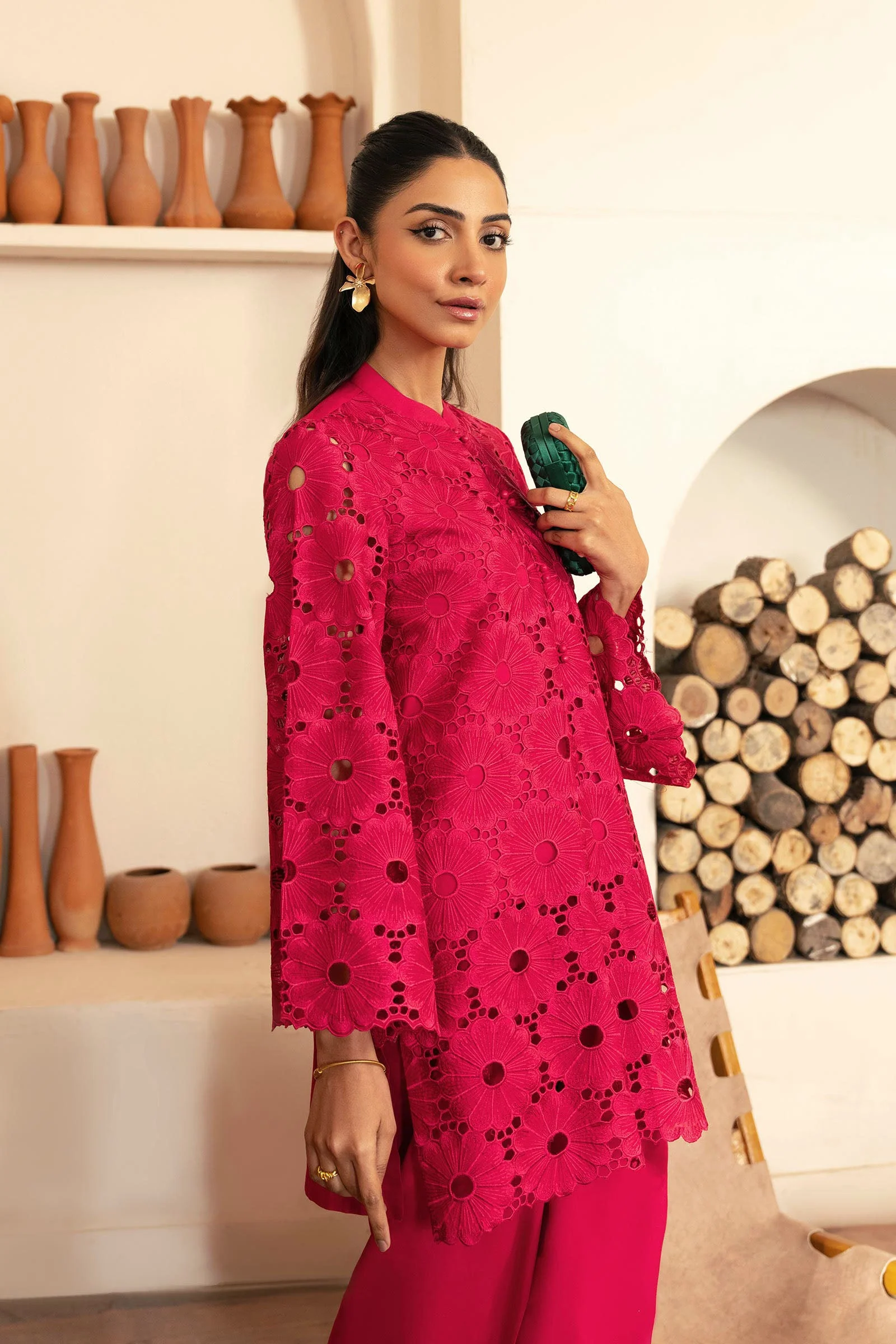2 Pc Embroidered Lawn Suit - Image 2