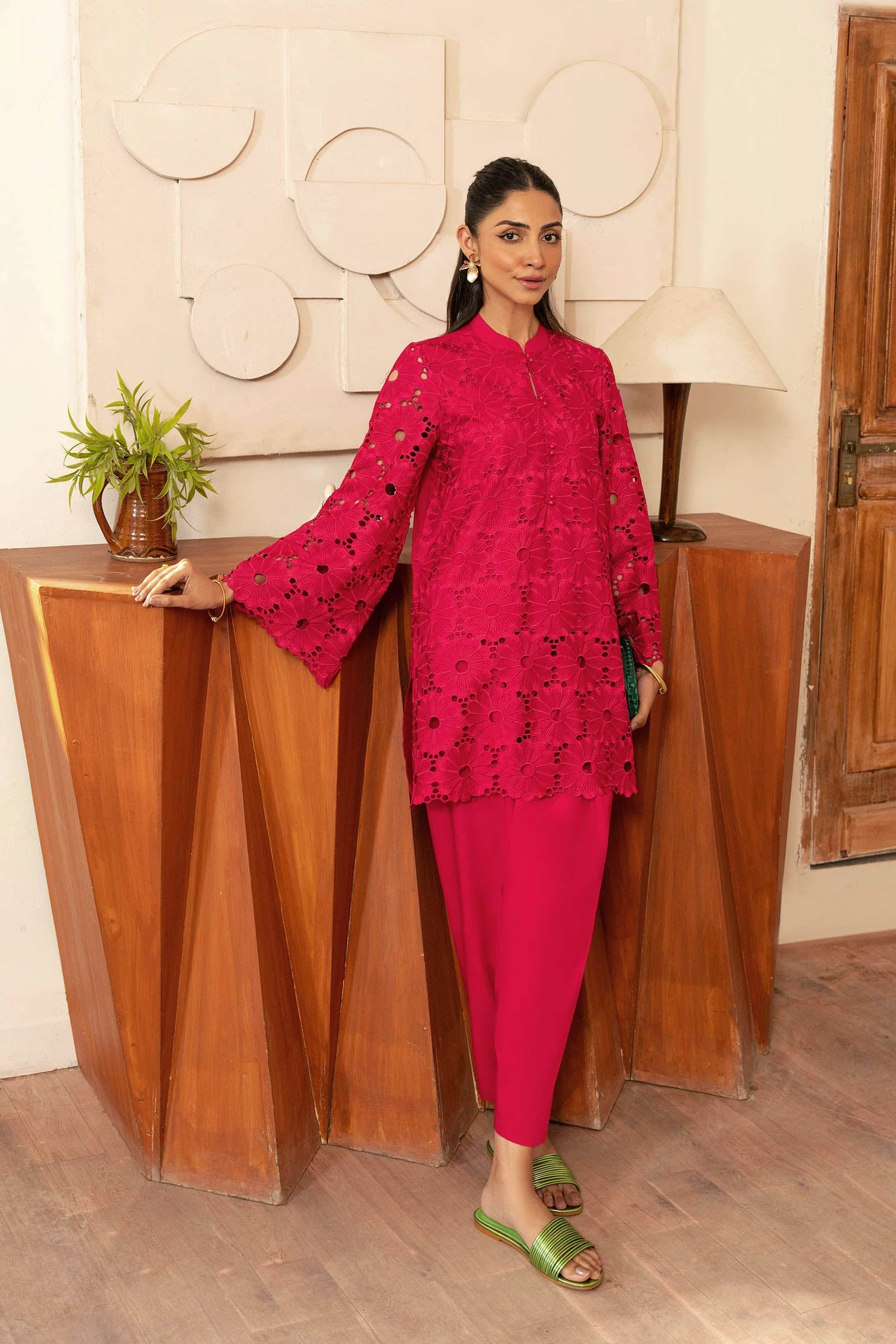 2 Pc Embroidered Lawn Suit - Image 3