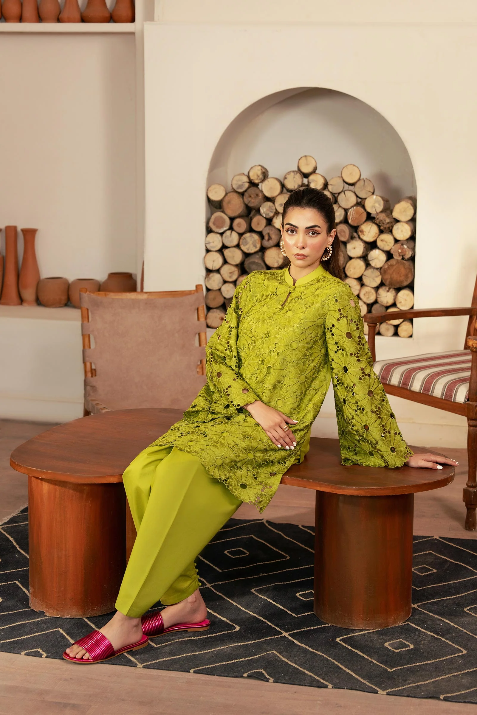 2 Pc Embroidered Lawn Suit - Image 5
