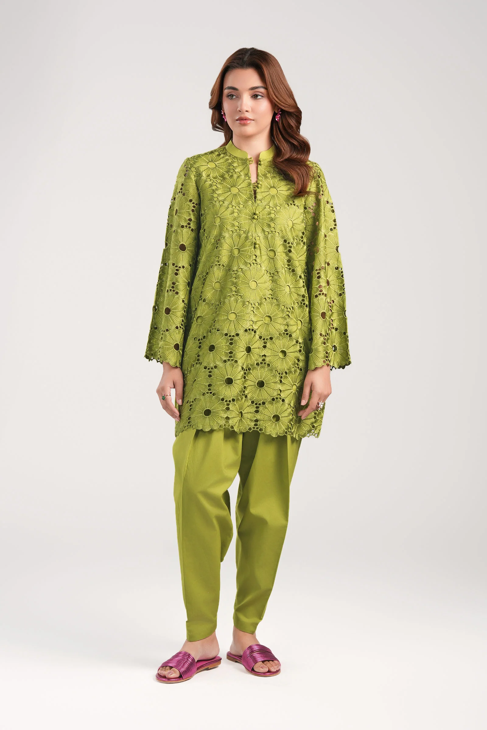 2 Pc Embroidered Lawn Suit - Image 9