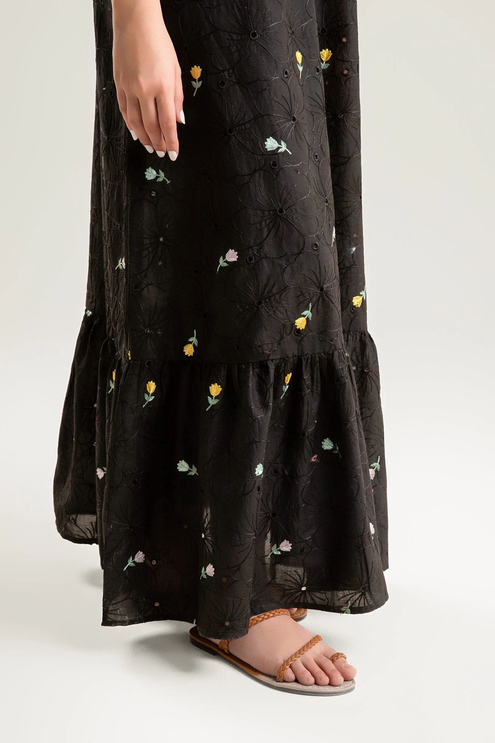 Embroidered Lawn Dress - Image 5