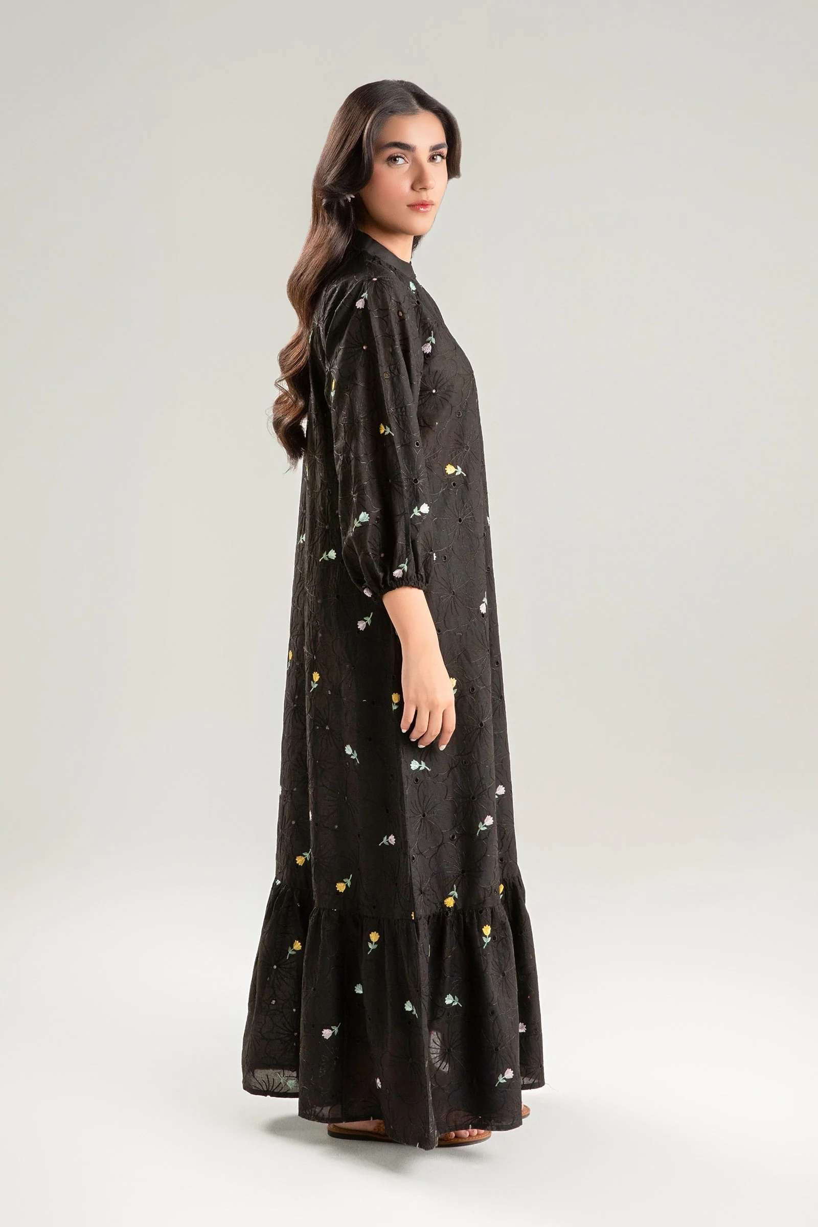 Embroidered Lawn Dress - Image 6