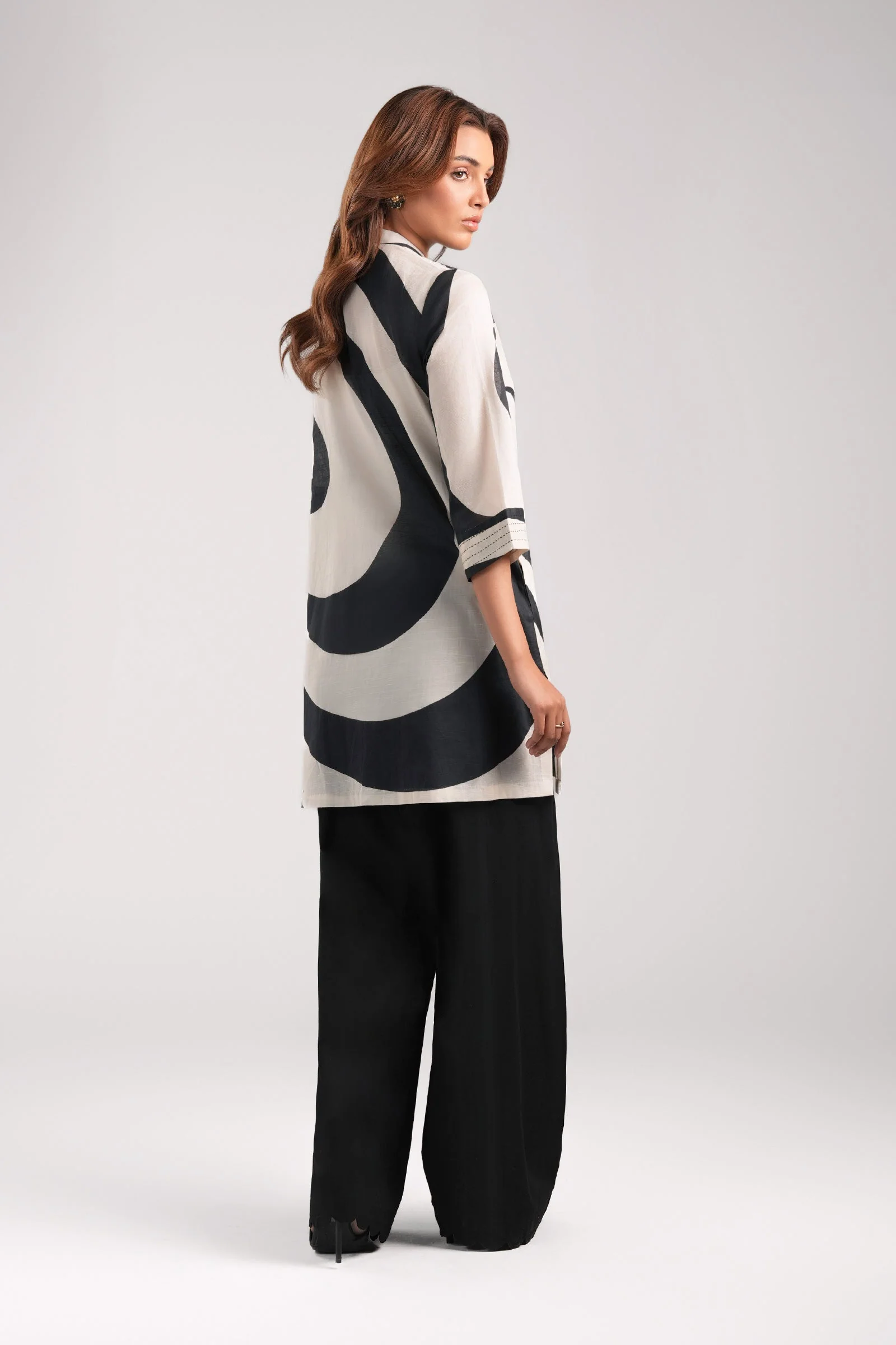 Printed Slub Lawn Shirt - Image 7