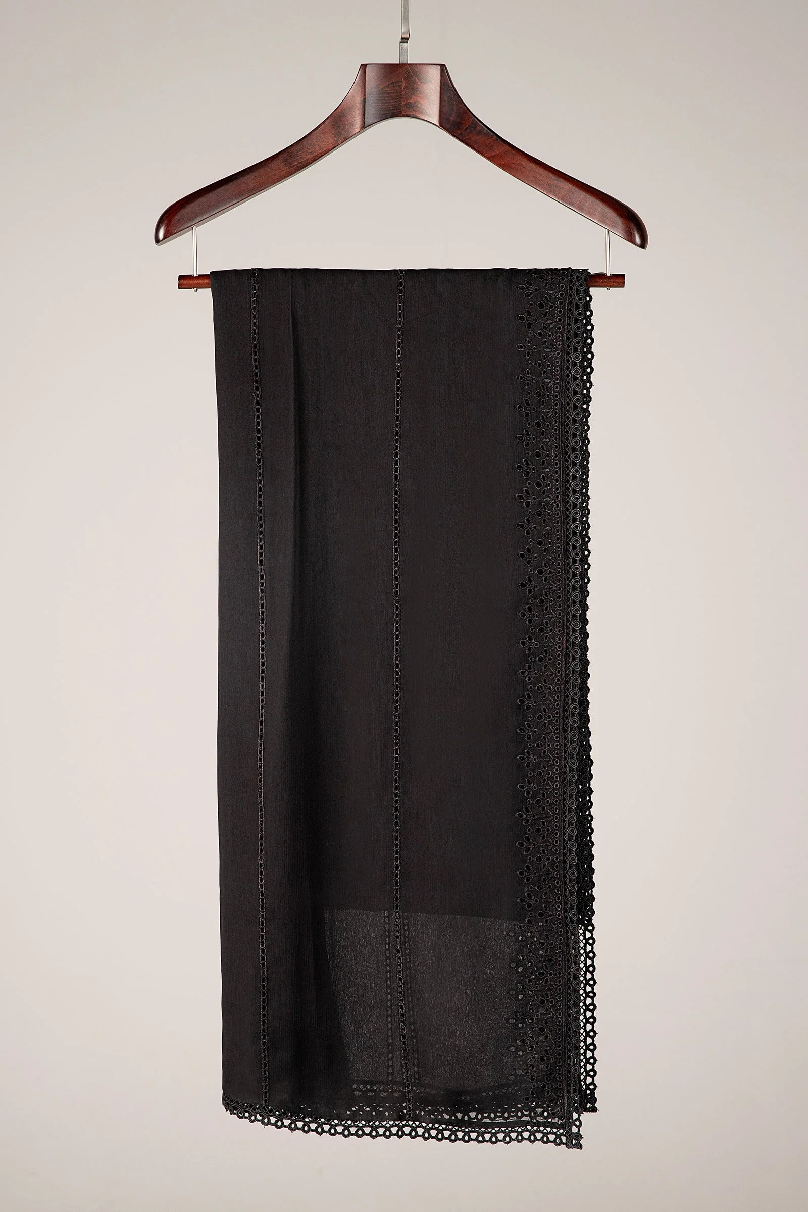Embroidered Chiffon Dupatta - Image 2