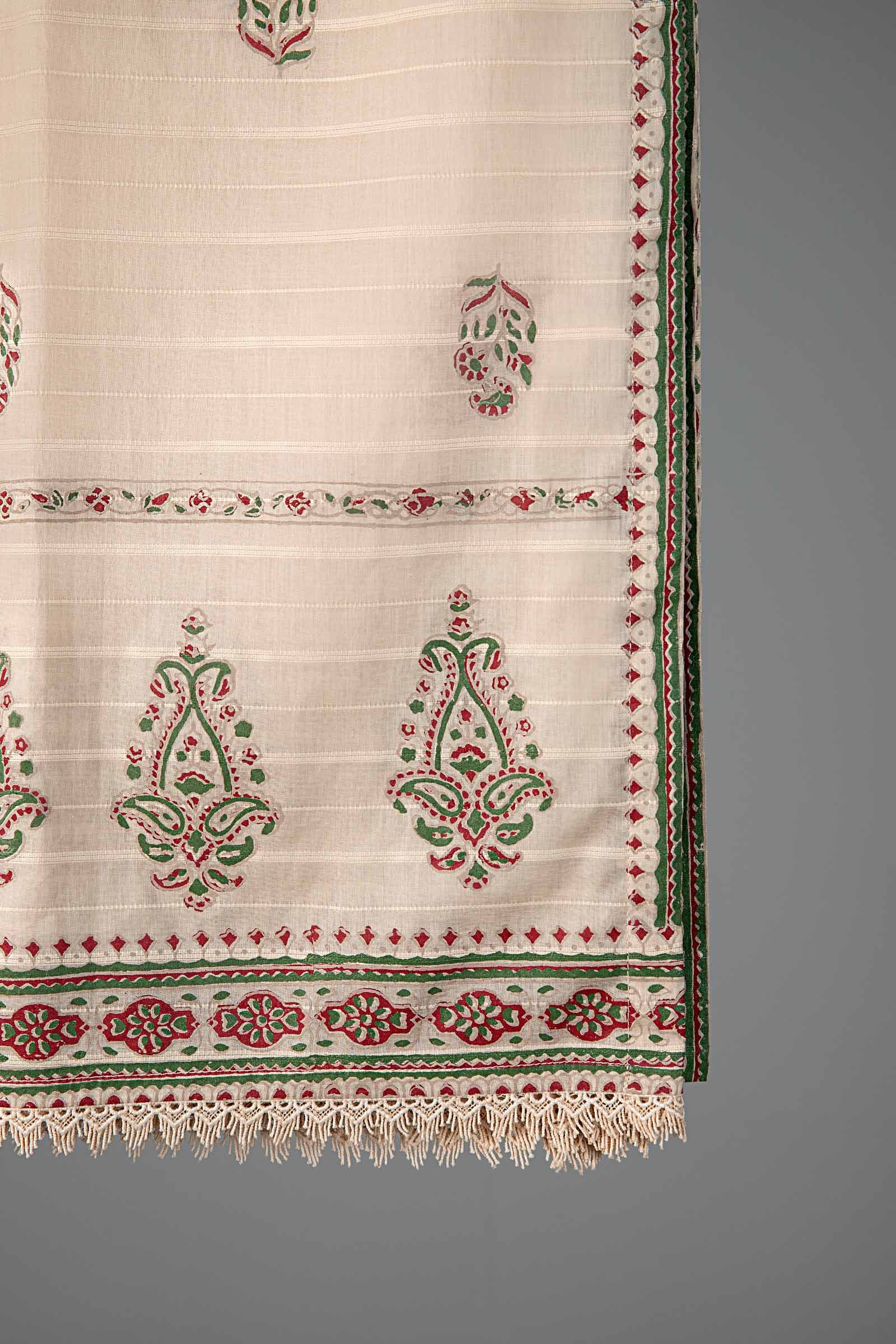 Printed Textured Voile Dupatta - Image 5