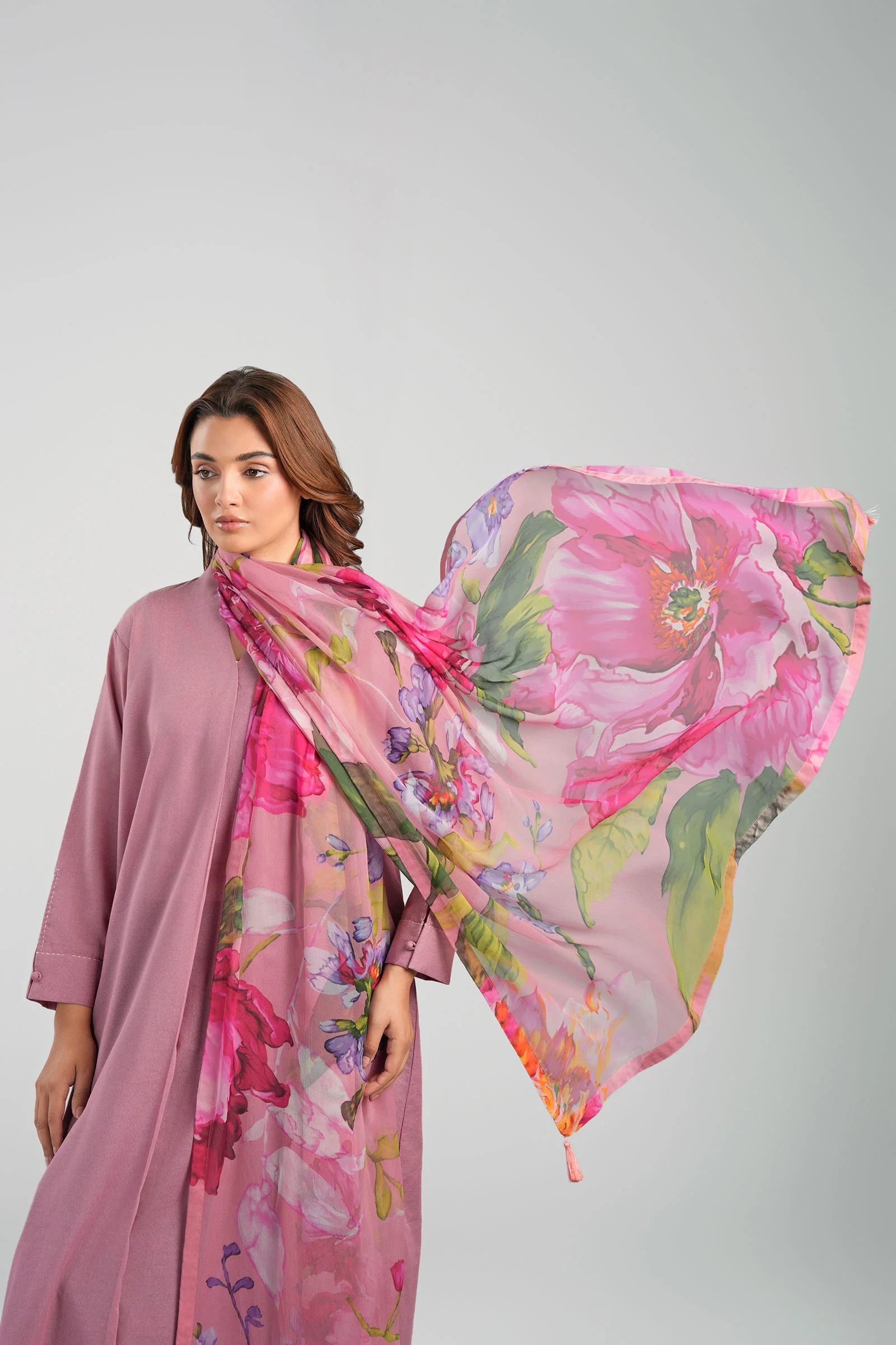Printed Chiffon Dupatta - Image 2