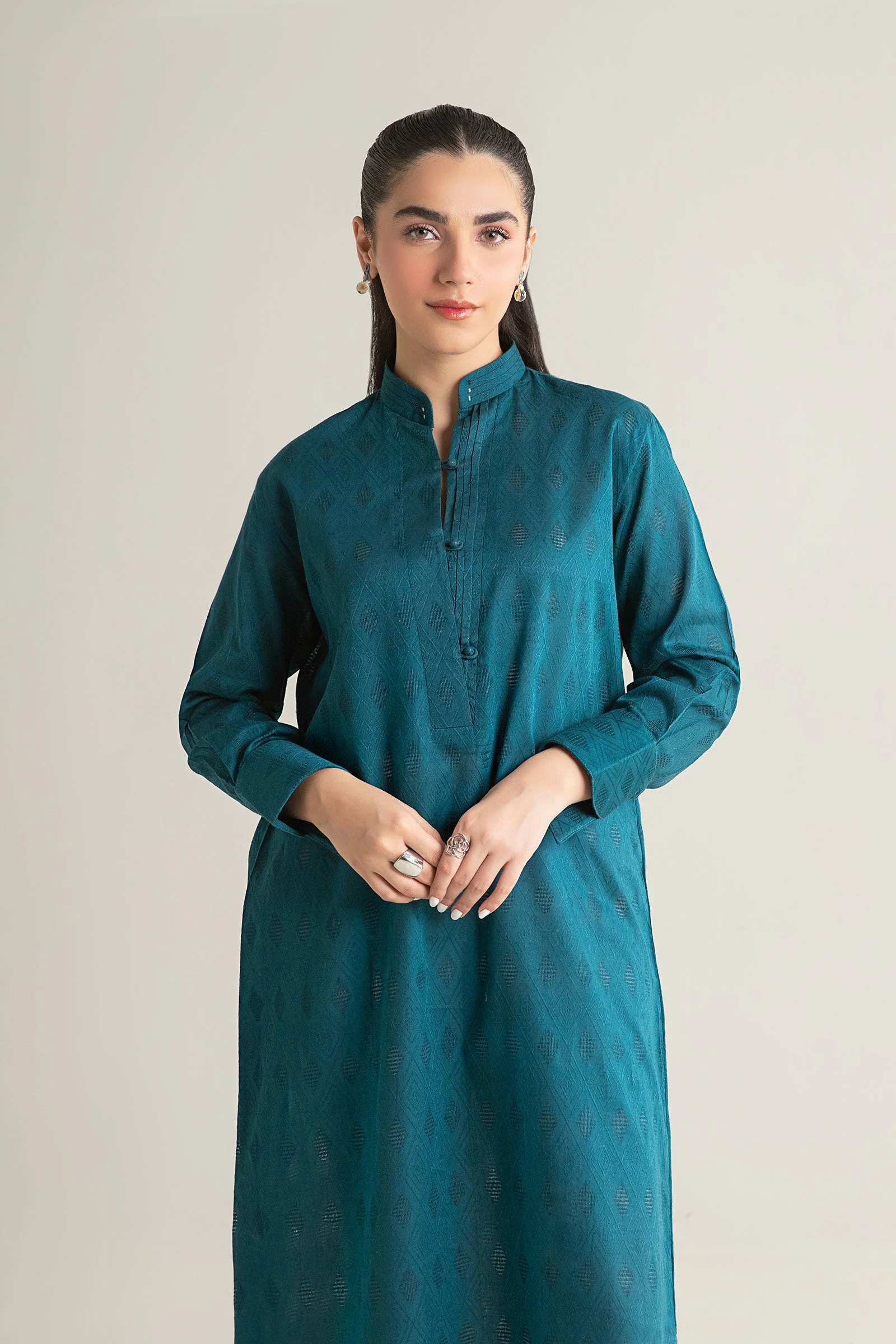 Dyed Textured Shirt - Image 2