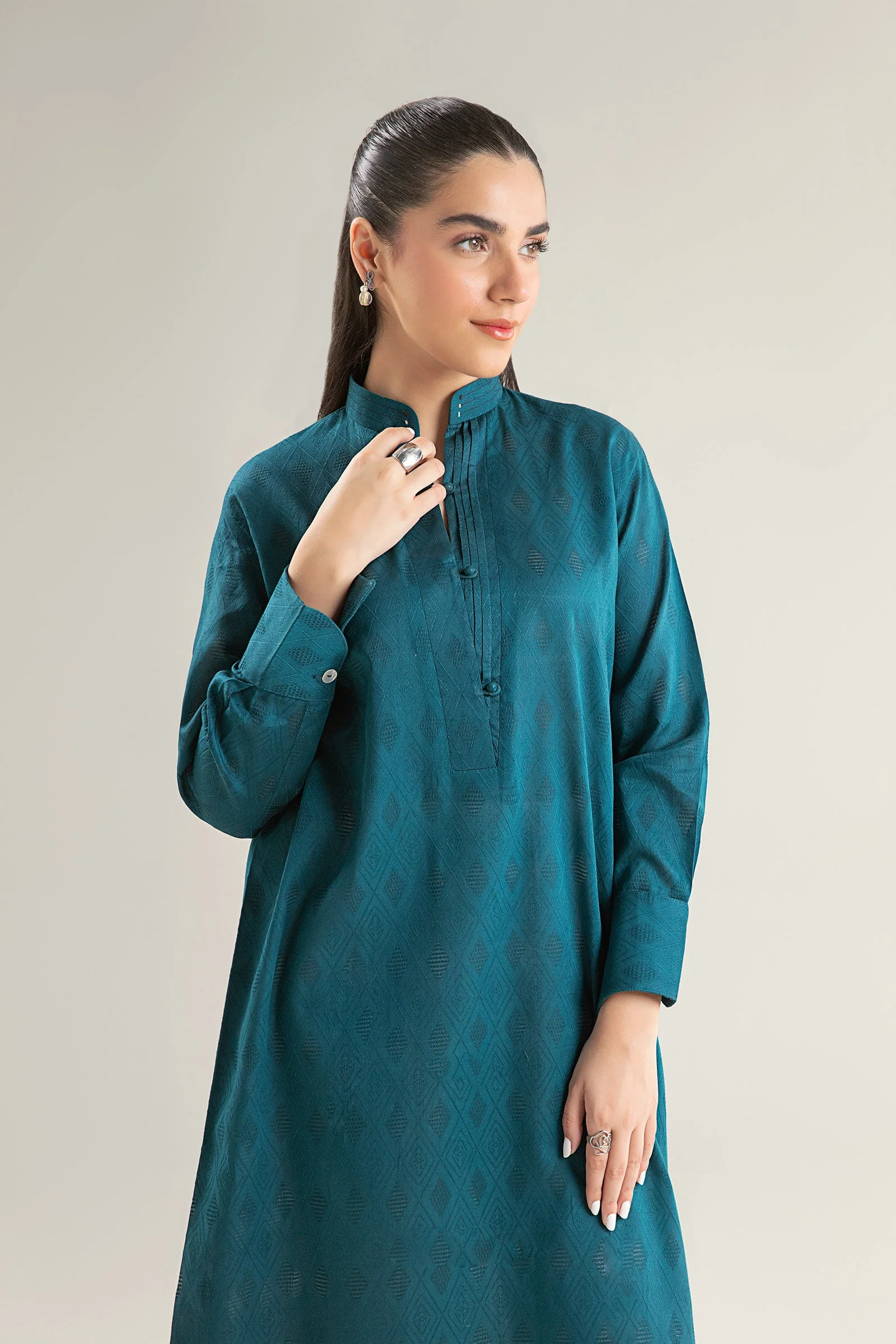 Dyed Textured Shirt - Image 3