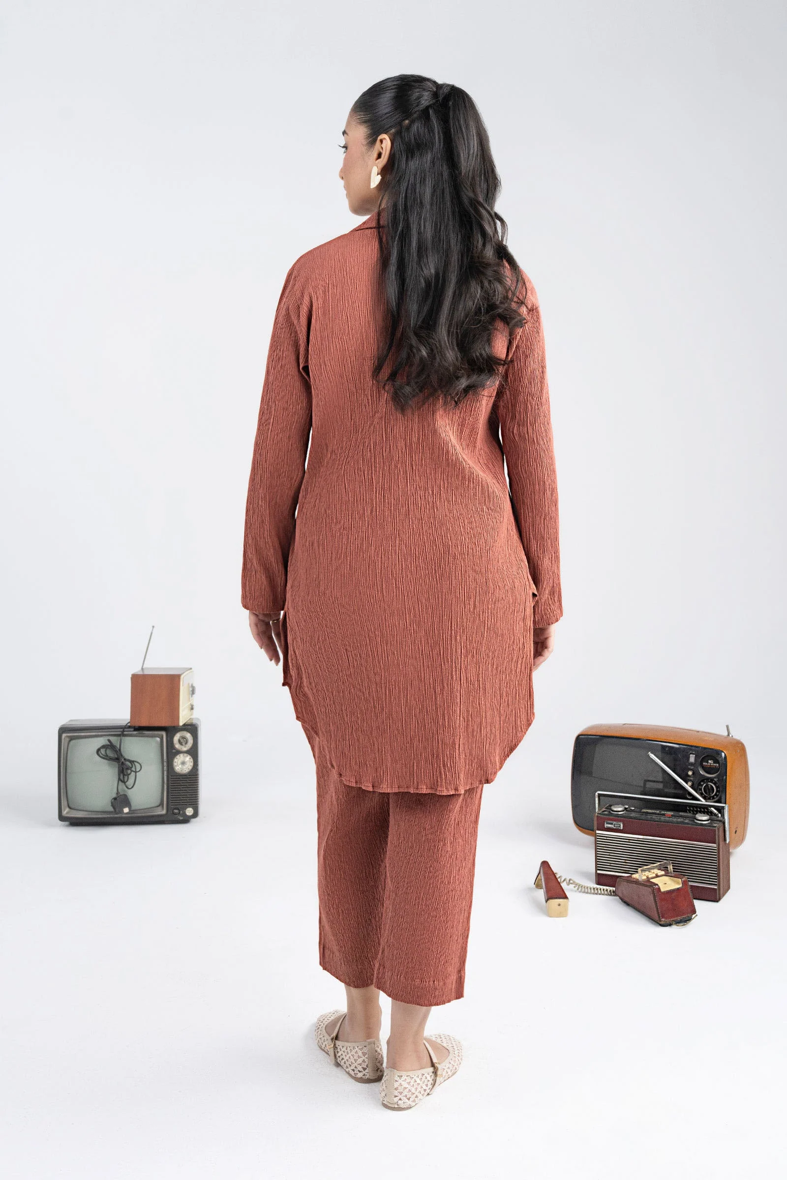 2 Pc Dyed Seersucker Suit - Image 7