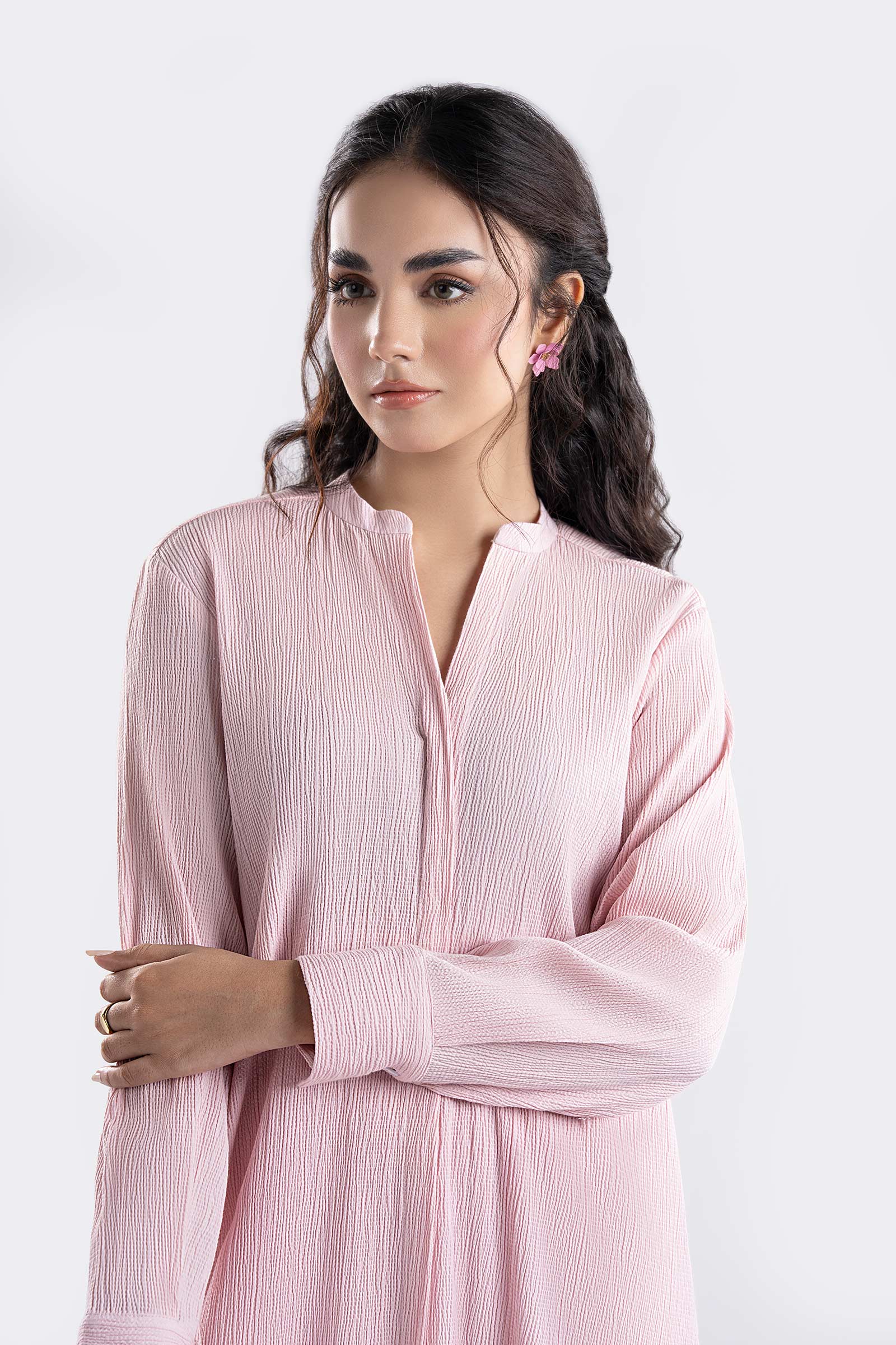 2 Pc Dyed Seersucker Suit - Image 2