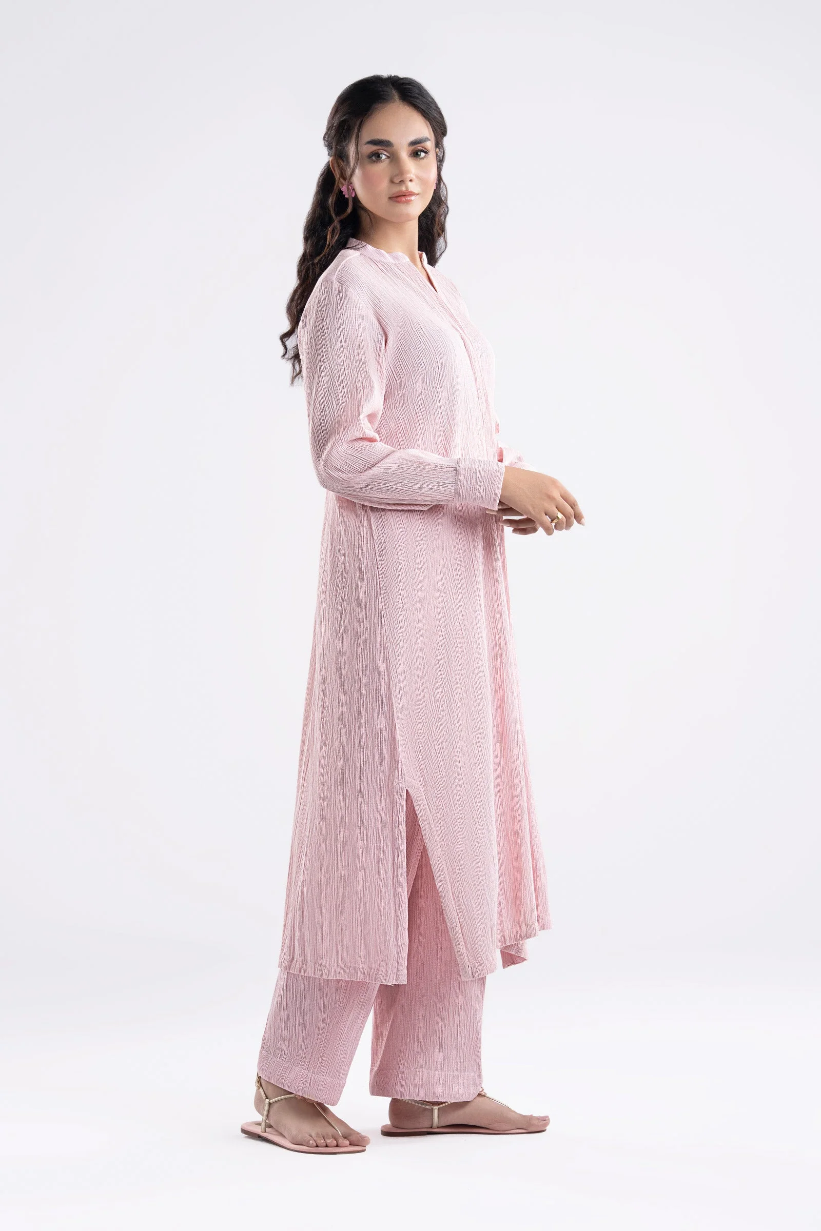 2 Pc Dyed Seersucker Suit - Image 3