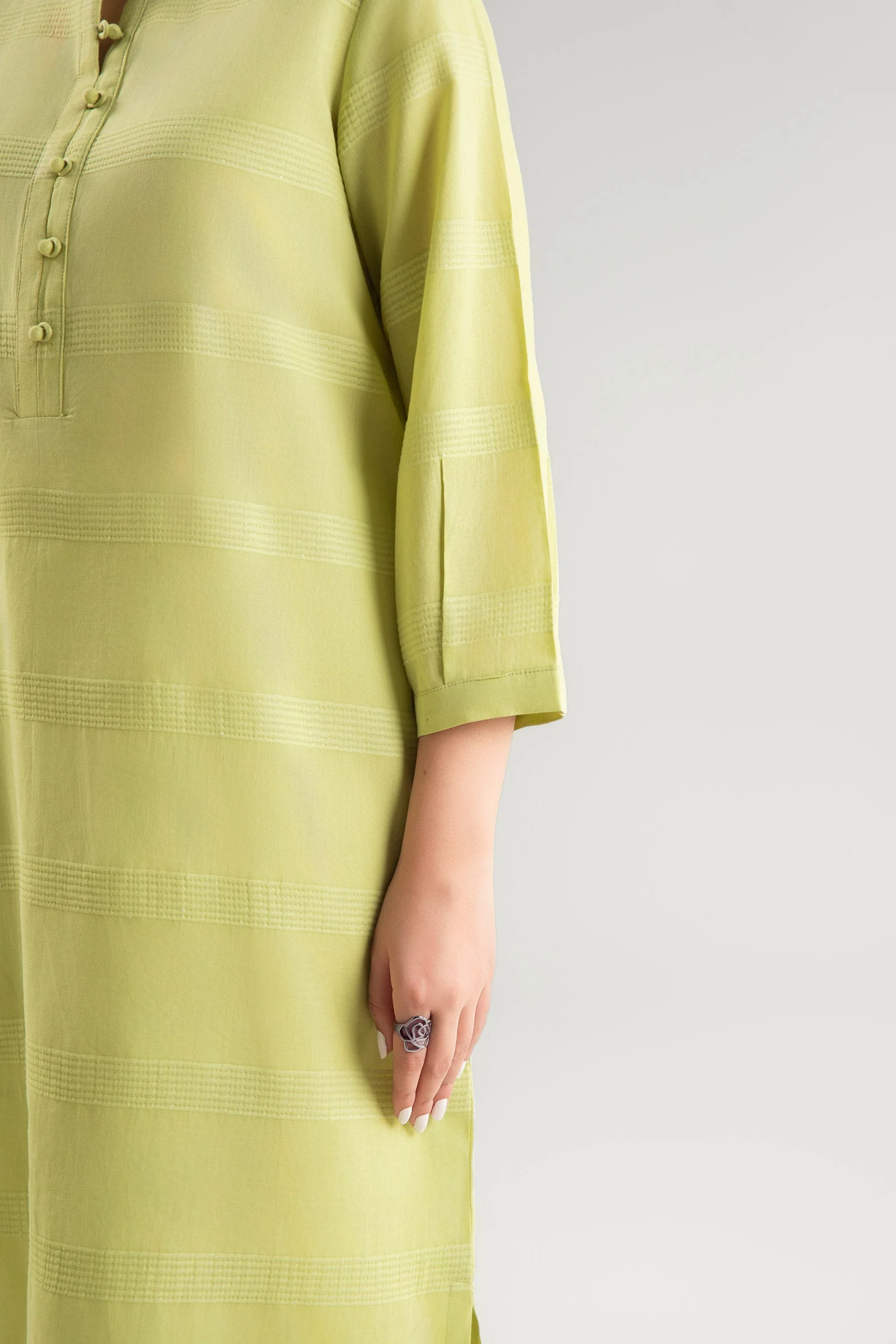 Dyed Textured Tunic - Image 4