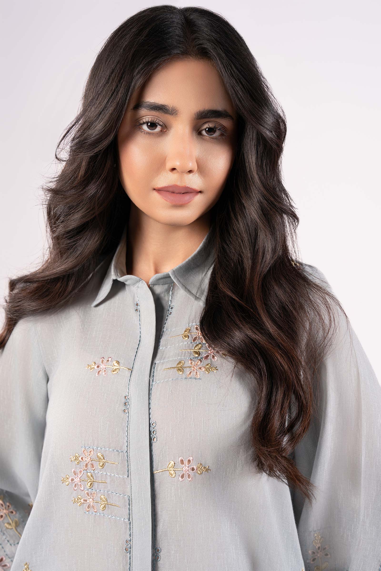 Embroidered Karandi Tunic - Image 2