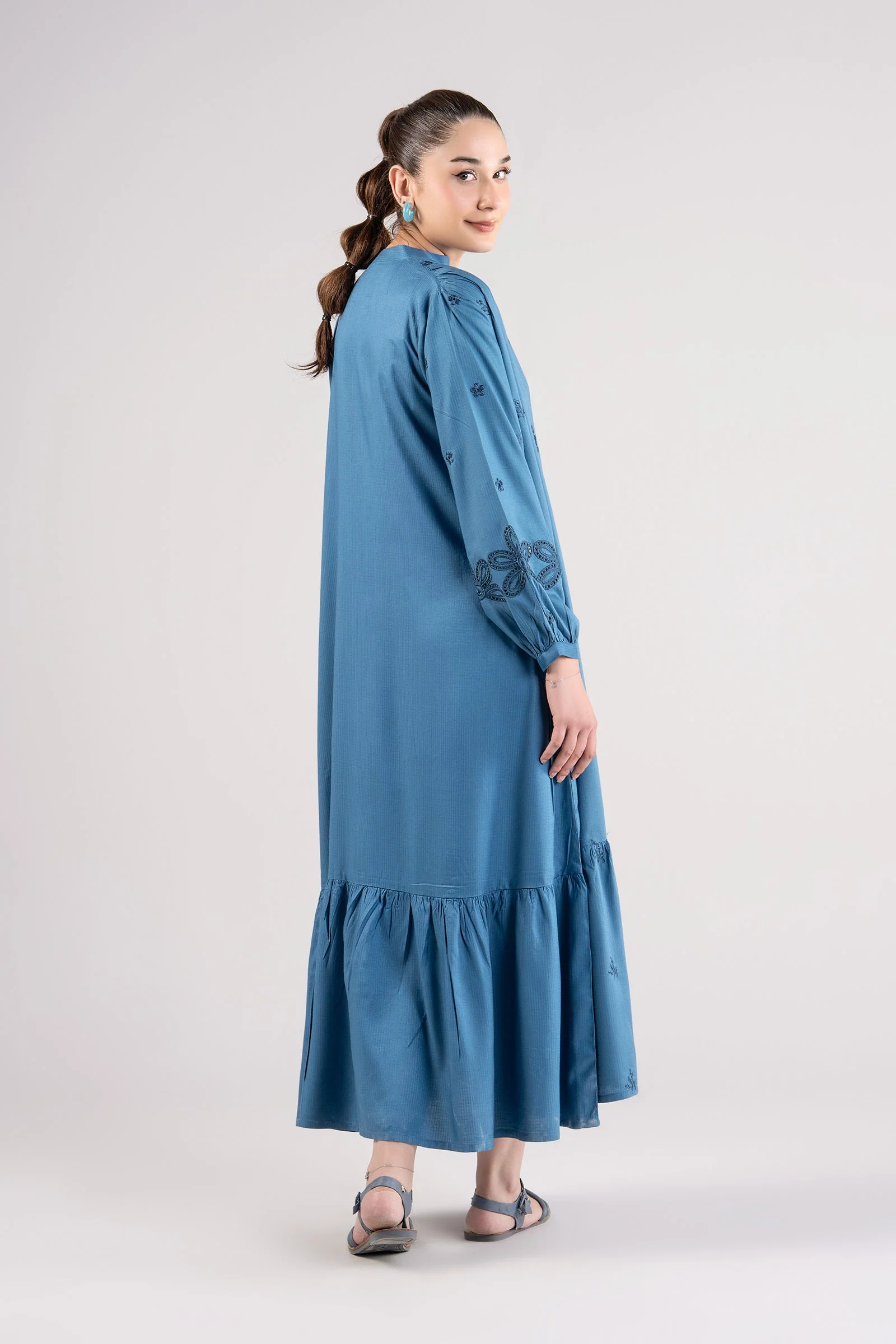 Embroidered Ripstop Dress - Image 6