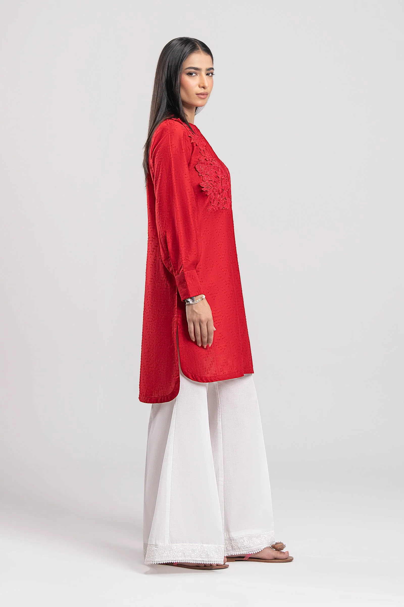 Embroidered Textured Shirt - Image 5