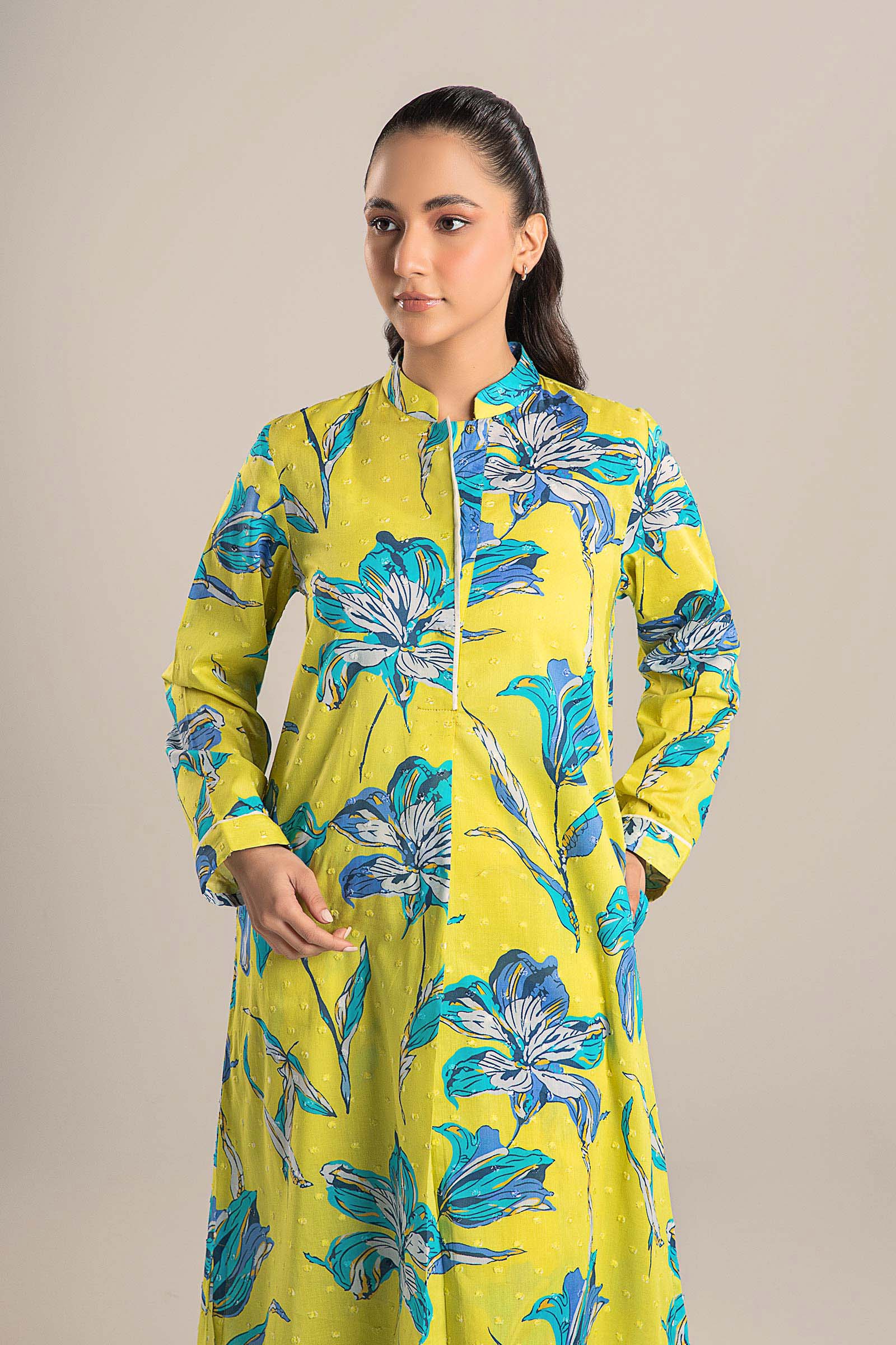 2 Pc Printed Brochia Suit - Image 3