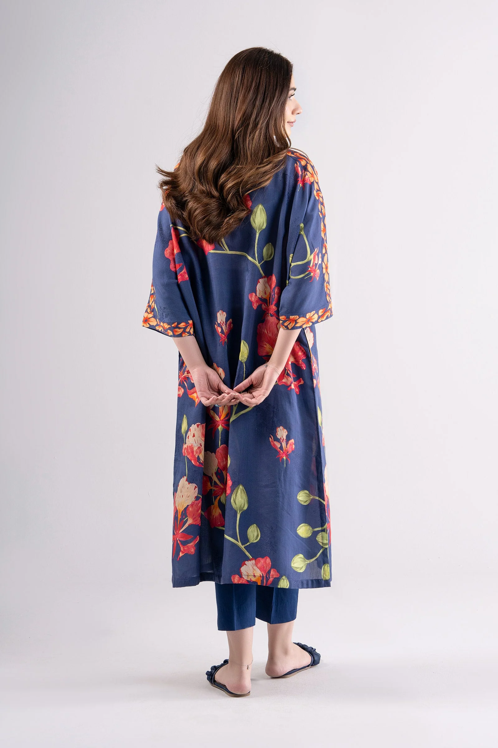 Printed Jacquard Viscose Tunic - Image 4