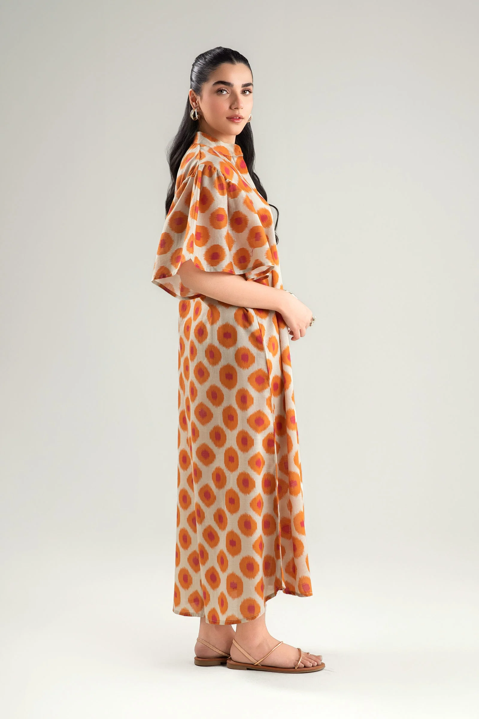 Printed Slub Lawn Tunic - Image 5