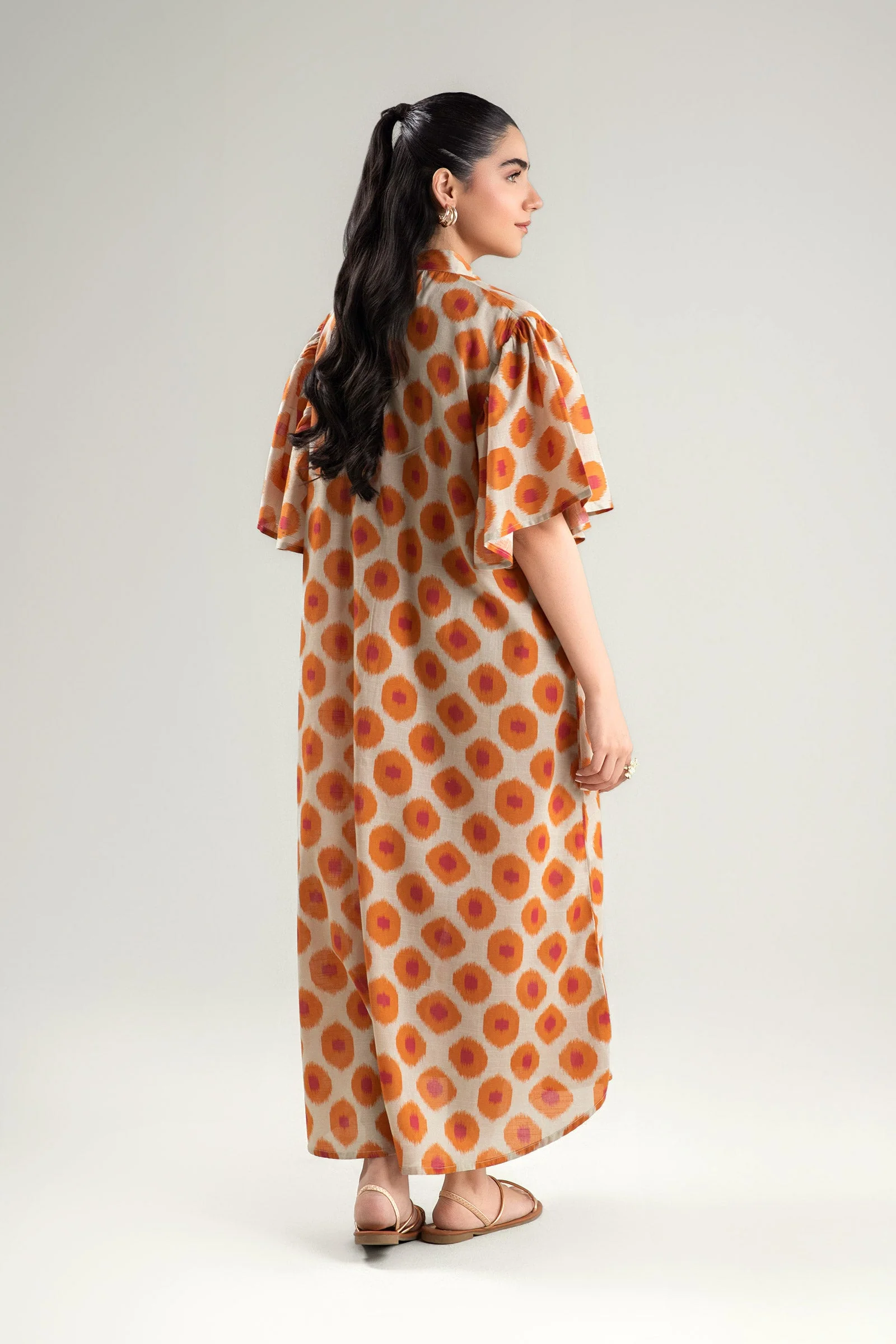 Printed Slub Lawn Tunic - Image 6