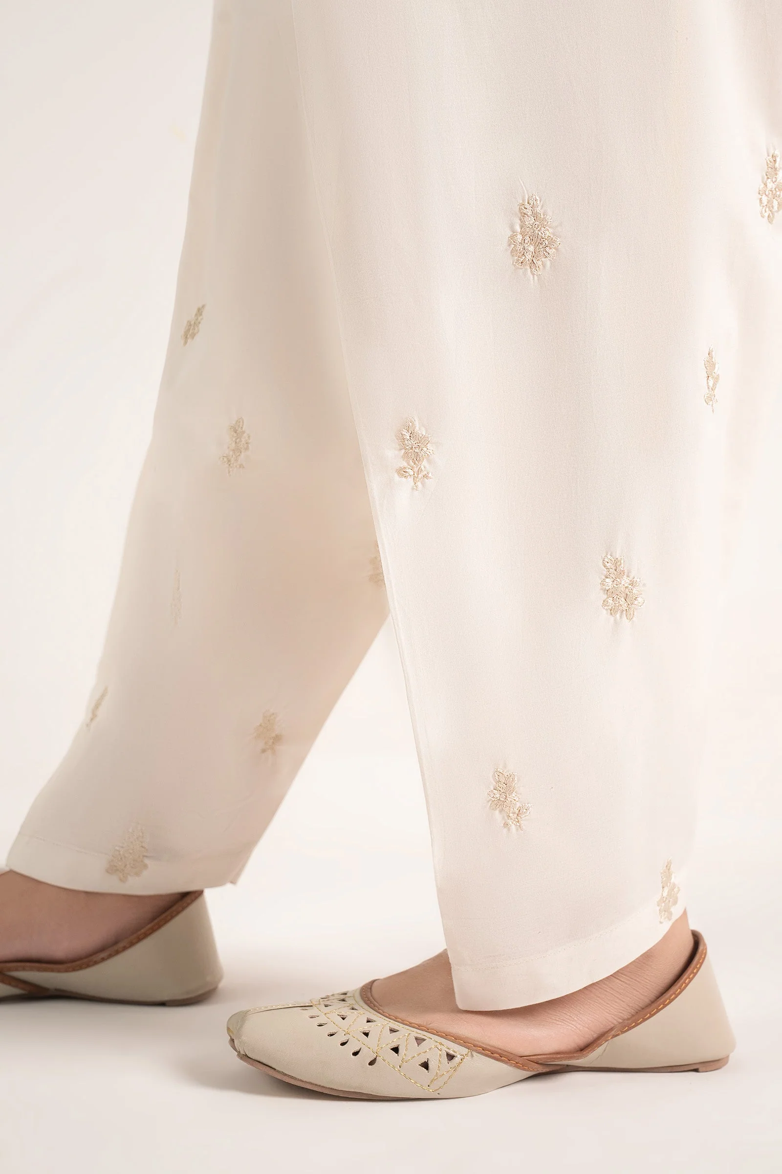 Embroidered Cambric Shalwar - Image 2