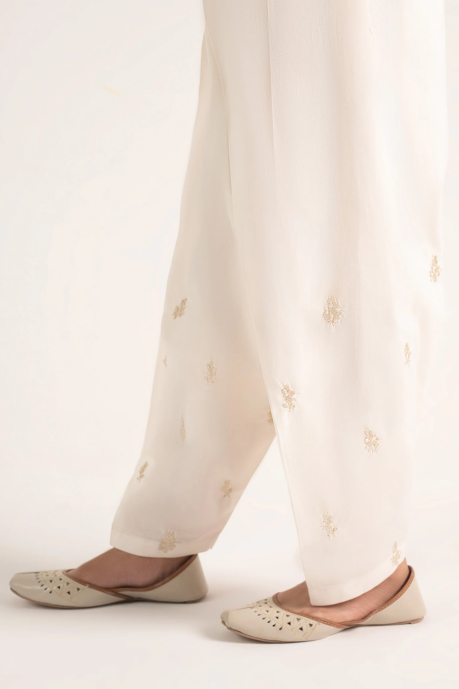 Embroidered Cambric Shalwar - Image 3