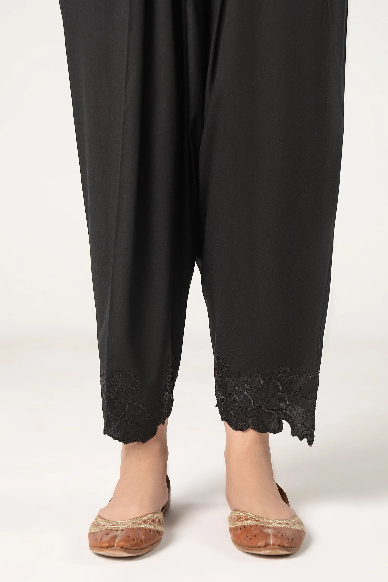 Embroidered Cambric Shalwar