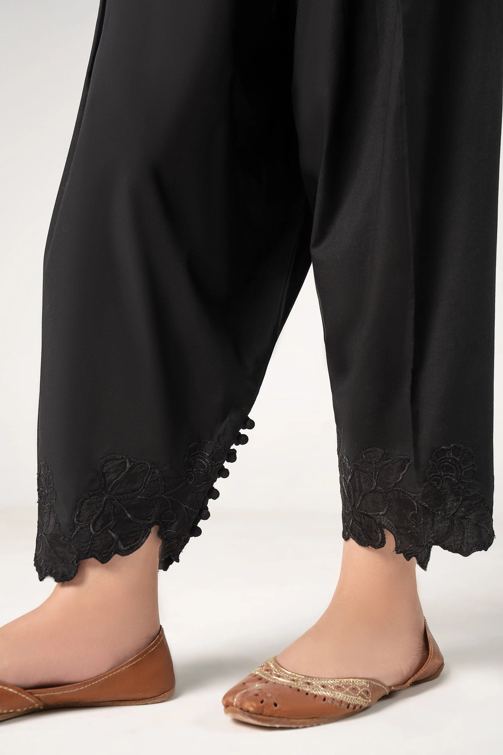 Embroidered Cambric Shalwar - Image 2