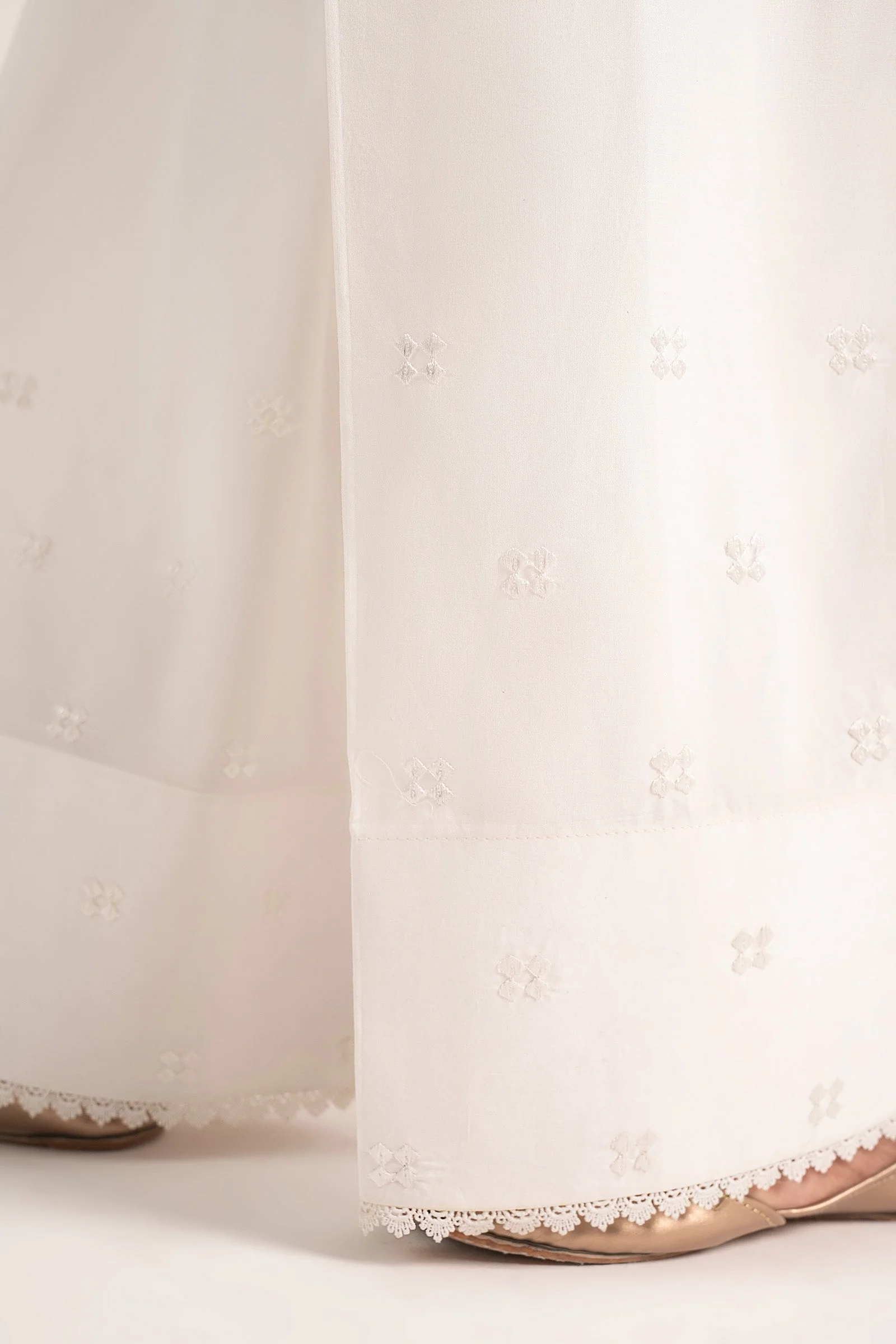 Embroidered Cambric Shalwar - Image 2
