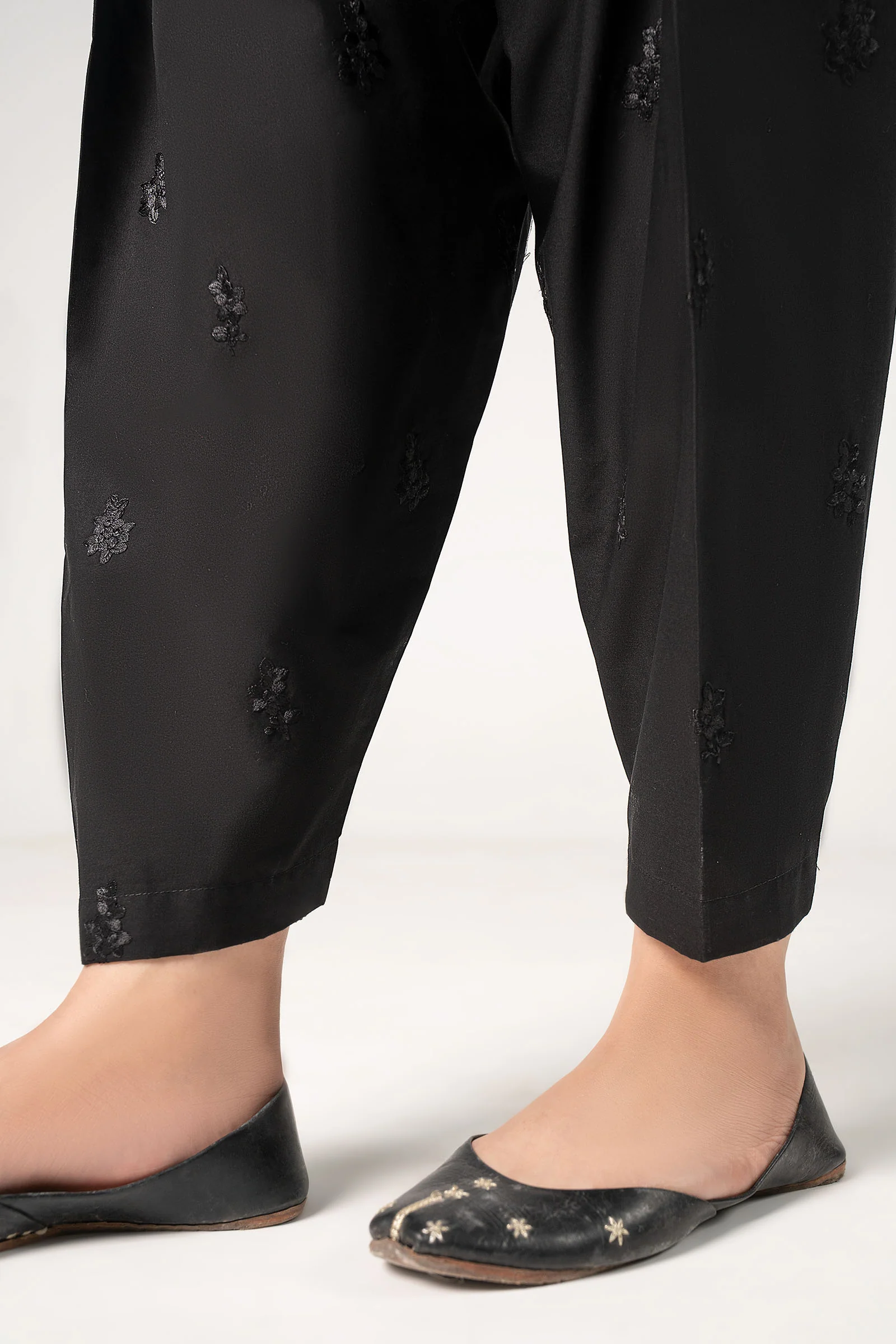 Embroidered Cambric Shalwar - Image 2